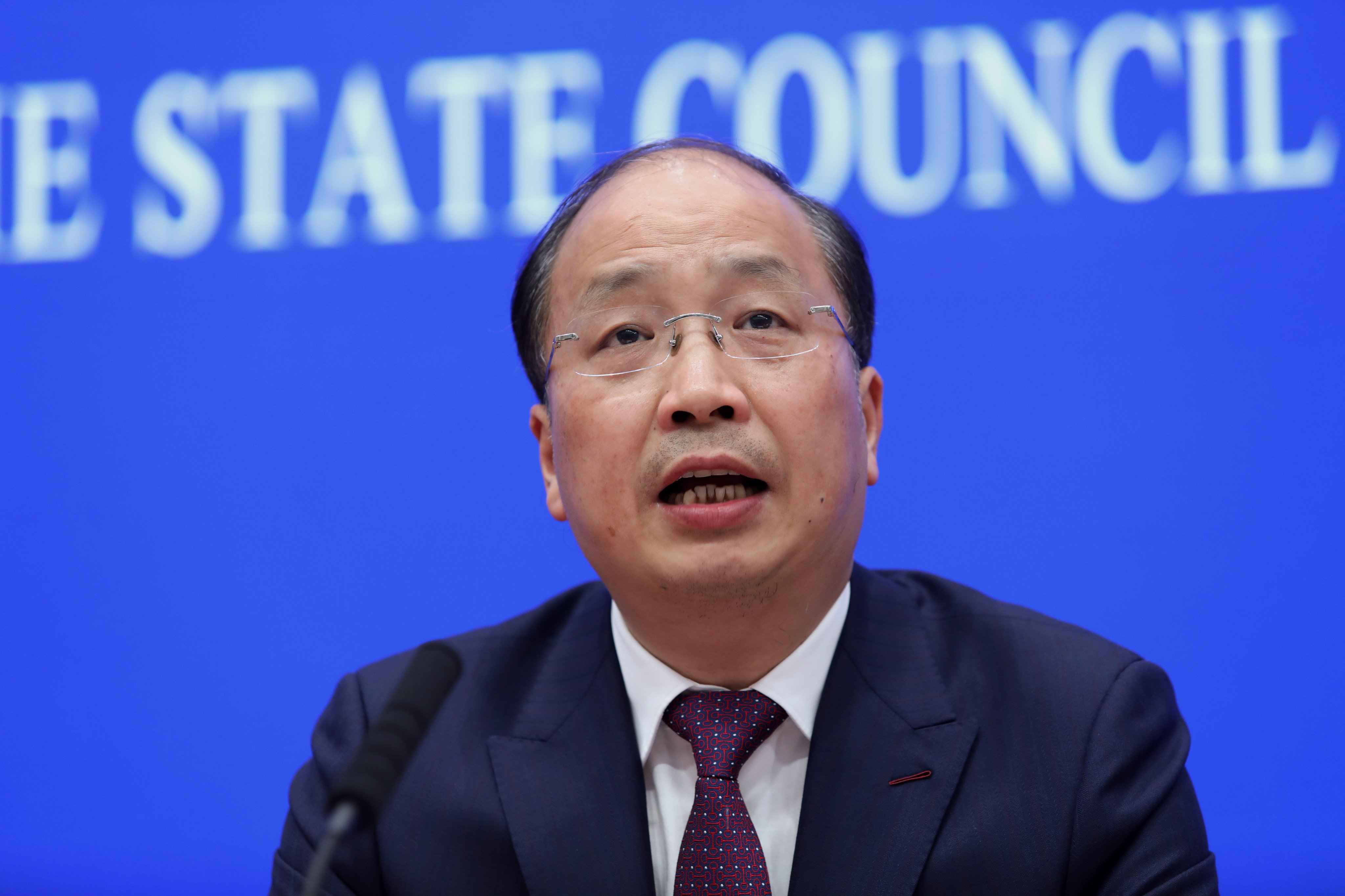 ‘We will build a capital market with Chinese characteristics so the market can allocate resources effectively,’ said Yi Huiman, chairman of the CSRC. Photo: Simon Song