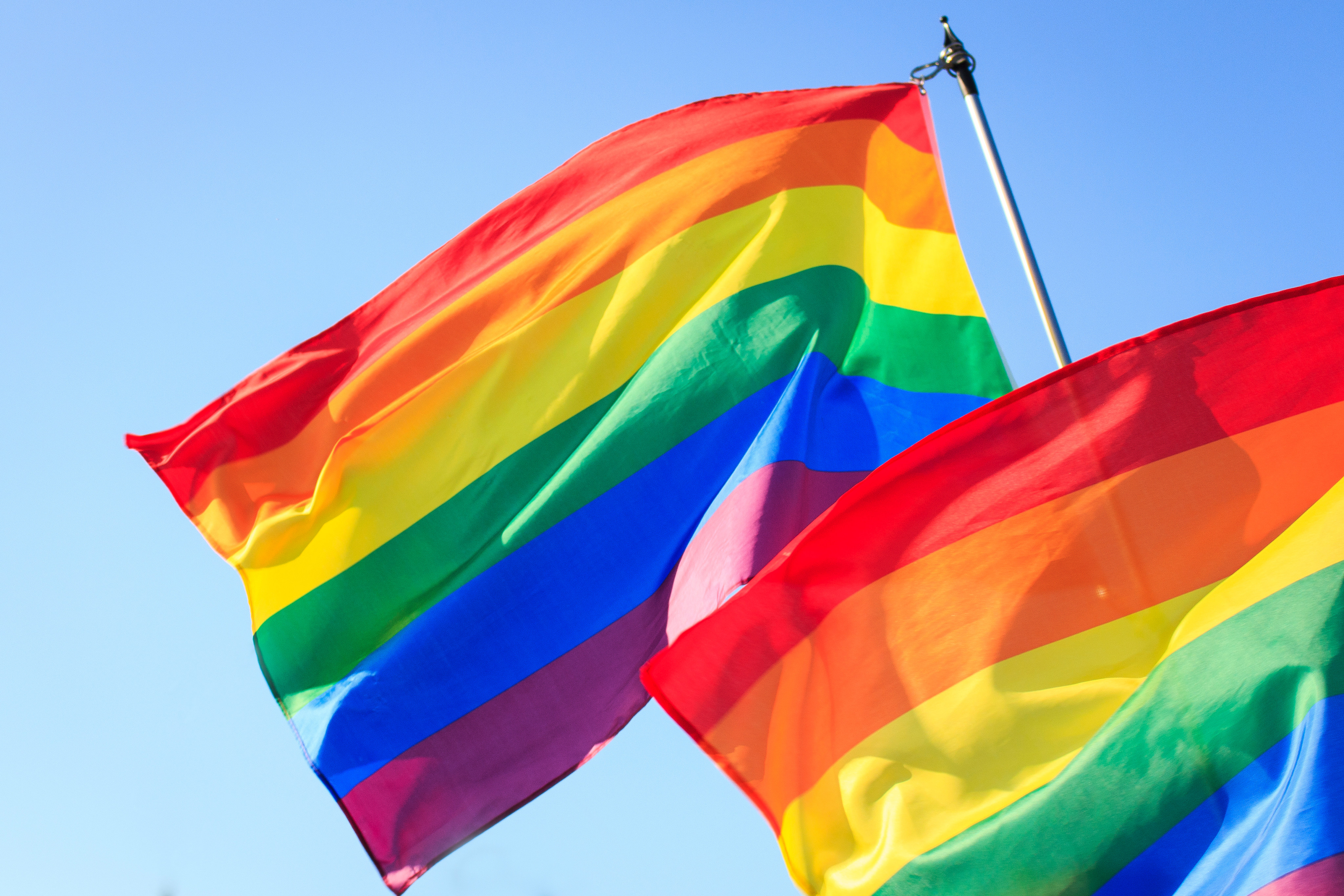 The LGBTQ Pride flag. Fears are growing of a rise in anti-LGBTQ prejudice in Iceland, following a spate of bizarre “barking” insults. Photo: Shutterstock/File