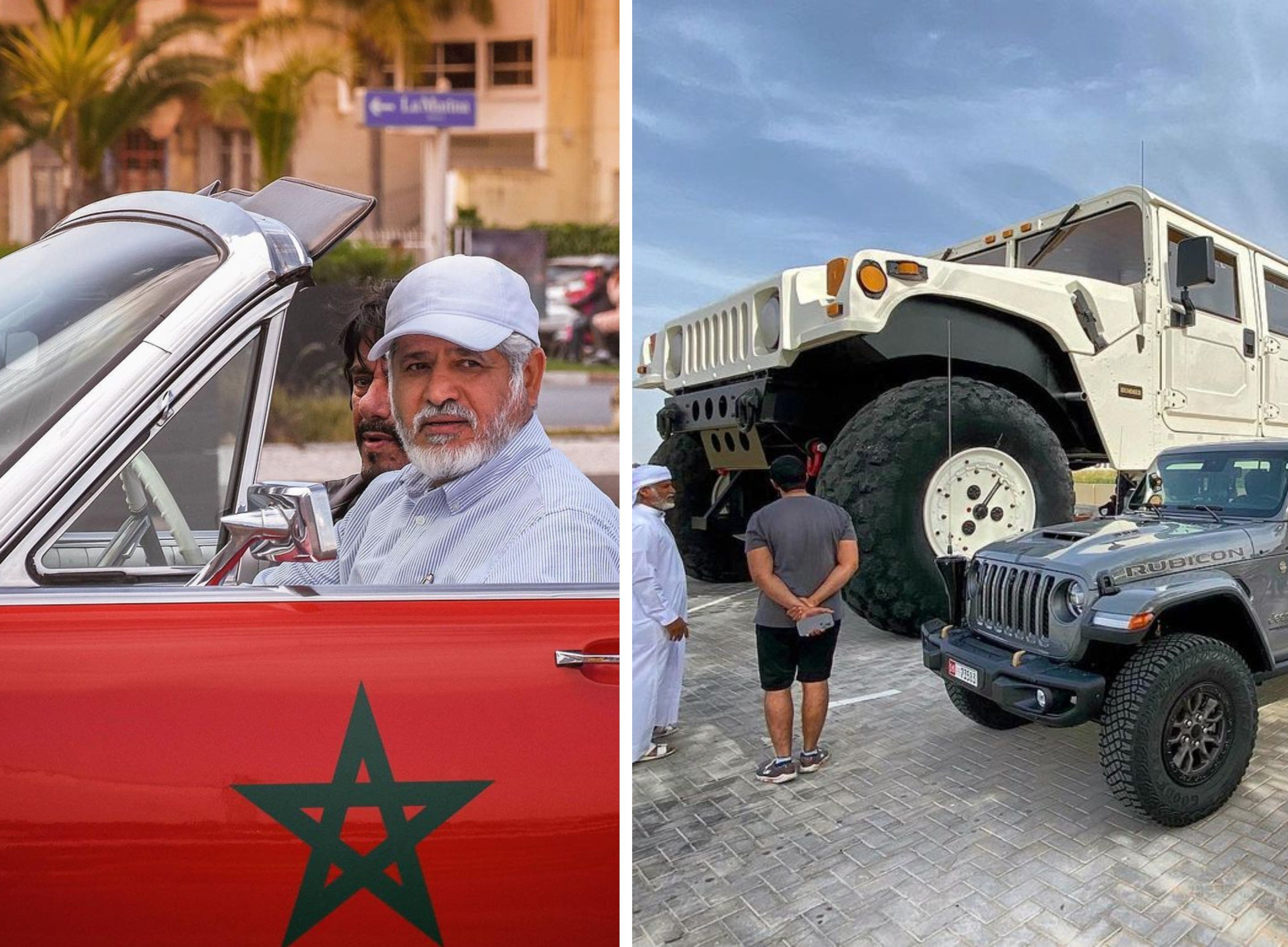 Emirati billionaire Sheikh Hamad is obsessed with supersizing automobiles. Photo: @shhamadbinhamdan/Instagram