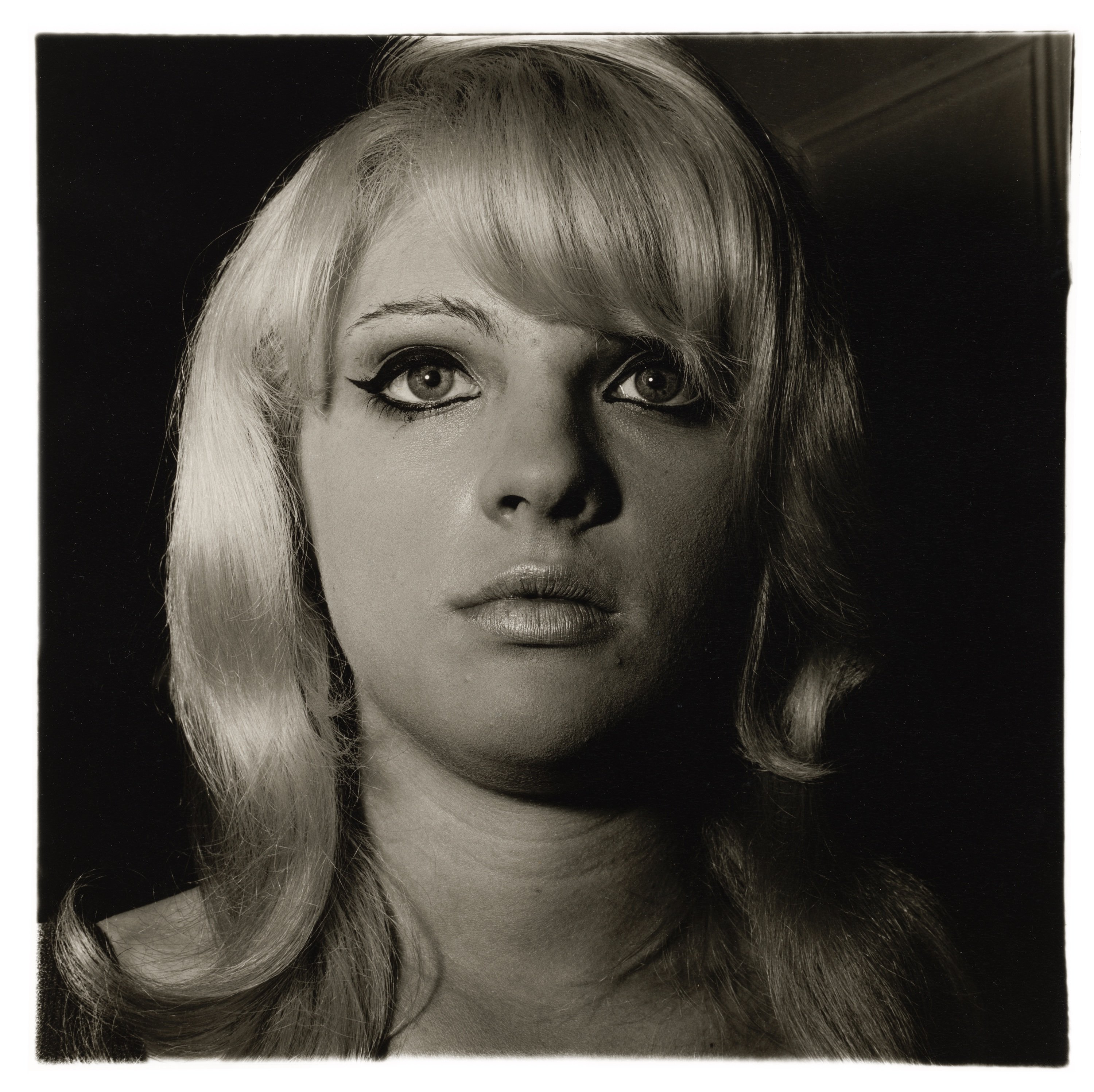Detail from “Blonde girl with shiny lipstick, N.Y.C. 1967” by Diane Arbus, on show in Hong Kong at David Zwirner in Central. Photo: The Estate of Diane Arbus