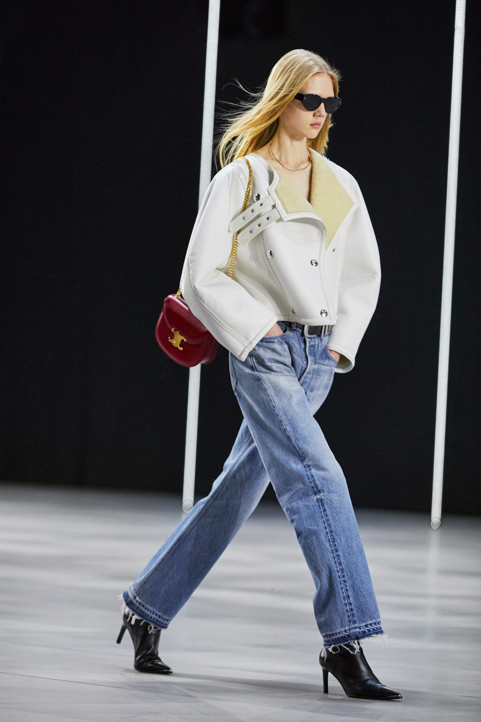 MOST COVETED Celine Yellow Crushed Velvet Pants