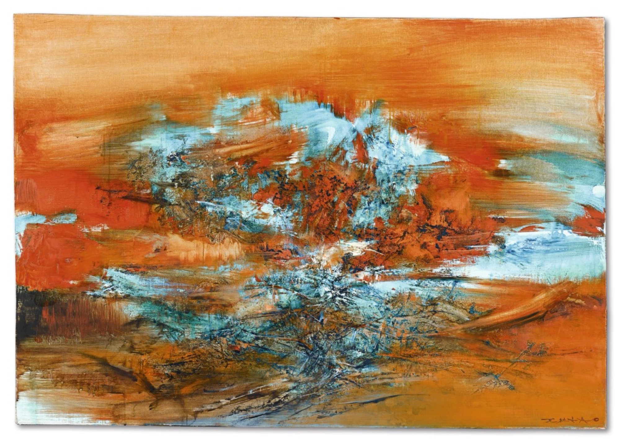 Hong Kong Autumn Art Auction Results Mixed With A Gerhard Richter 
