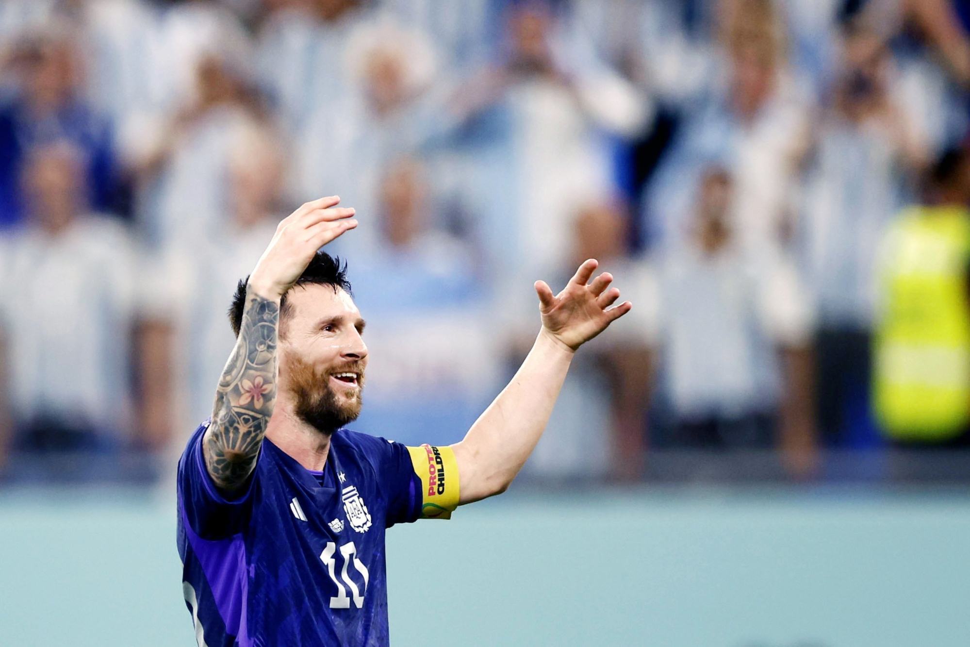 messi: Lionel Messi surpasses Cristiano Ronaldo's record for most-liked  Instagram post ever; thanks to World Cup photo - The Economic Times