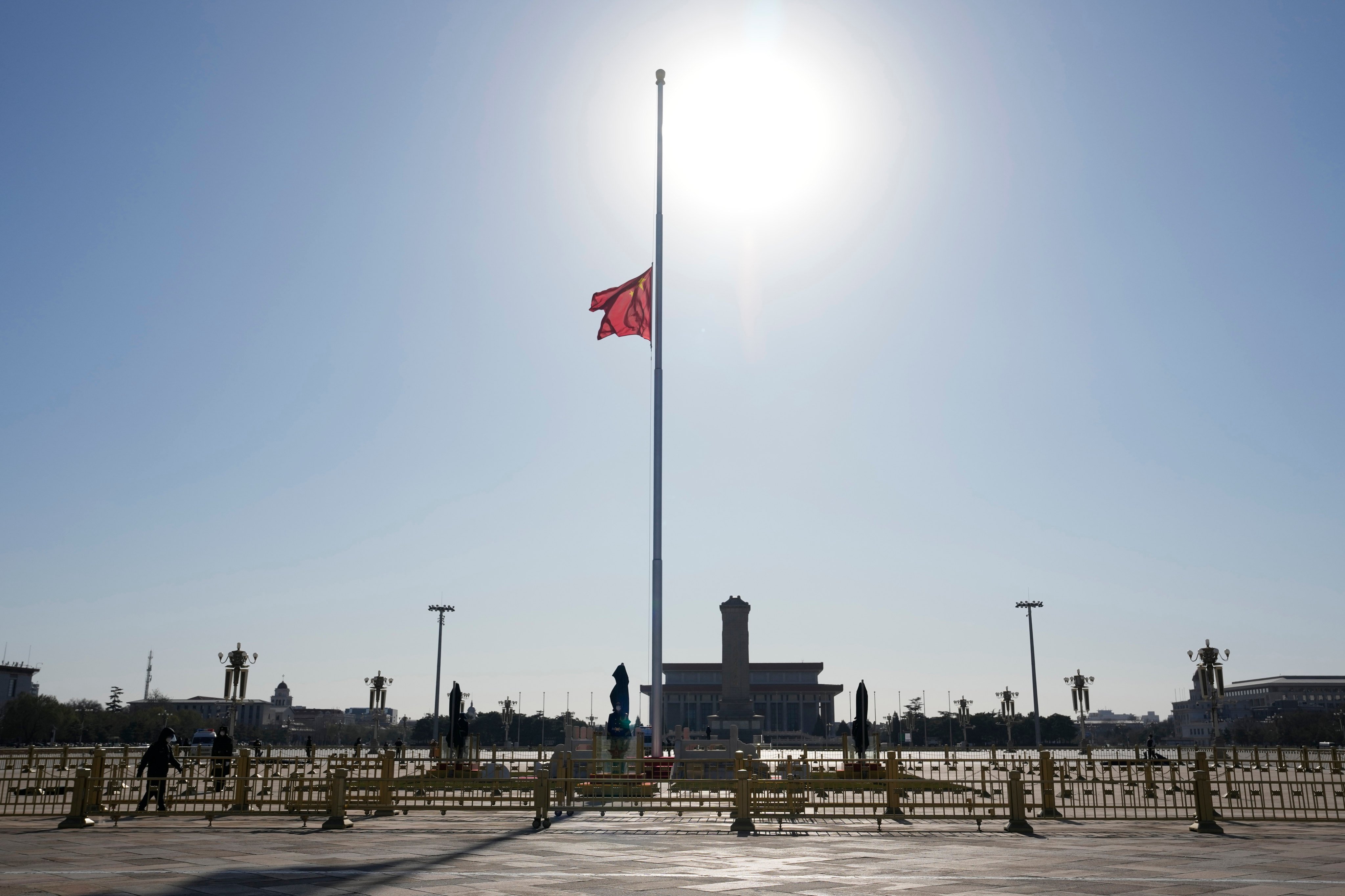 Parts of Beijing will be out of bounds for general traffic from Monday until after the memorial service for late president Jiang Zemin. Photo: AP