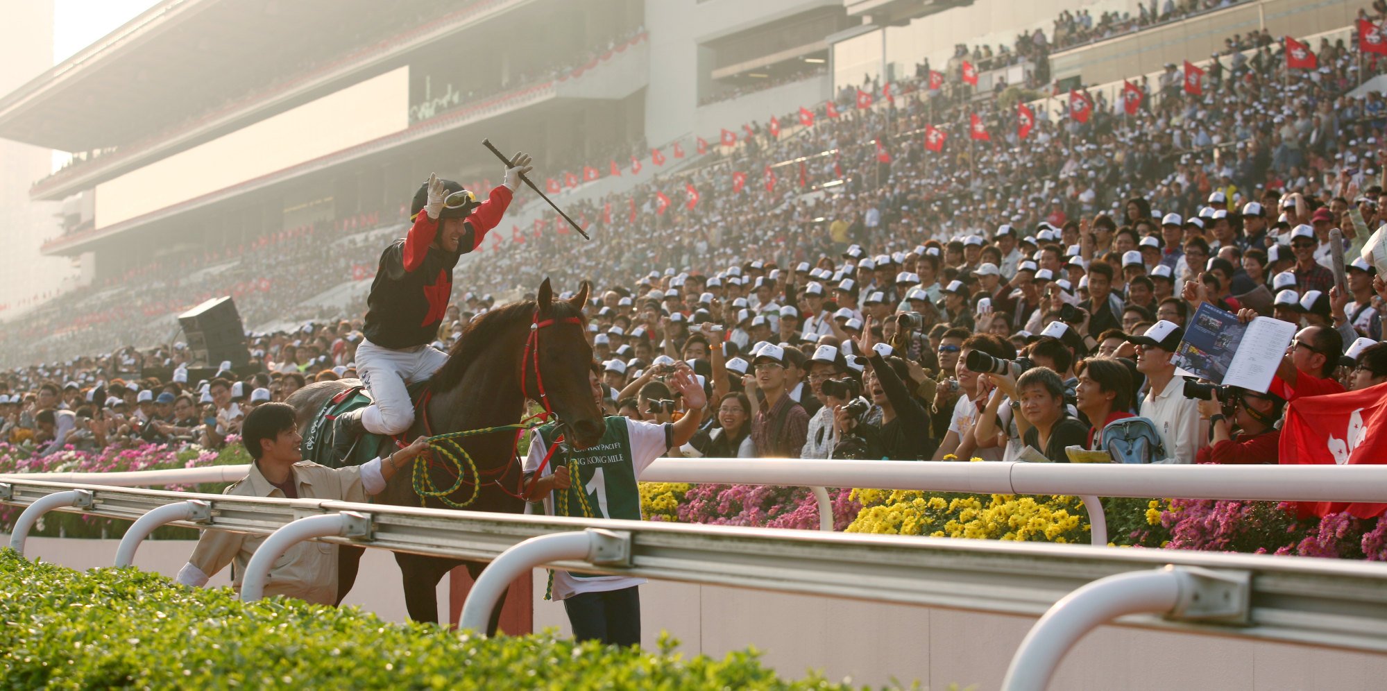 Olivier Doleuze and Good Ba Ba return after winning the 2009 Hong Kong Mile.