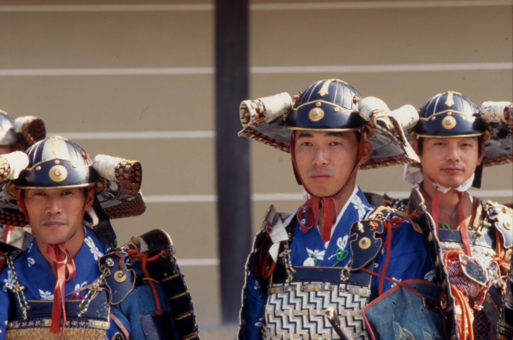 History buffs re-enact the days of the samurai outside Japan’s Nagoya Castle. File photo: Simon Rowe