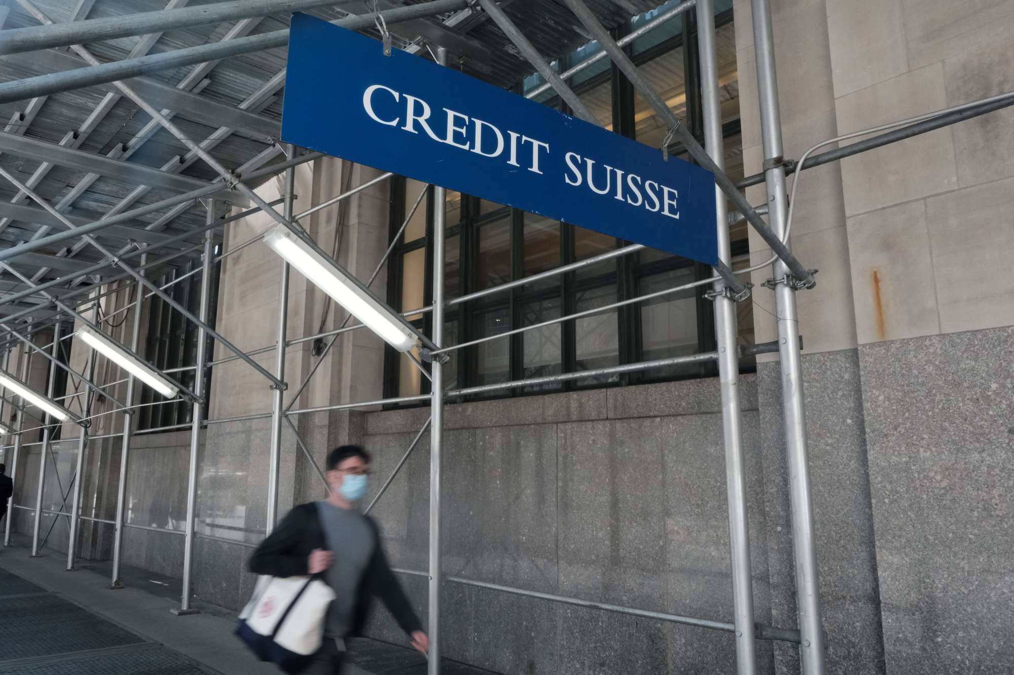 Credit Suisse is among the banks that lost US$10 billion from the implosion of Archegos. Photo: Getty Images/AFP