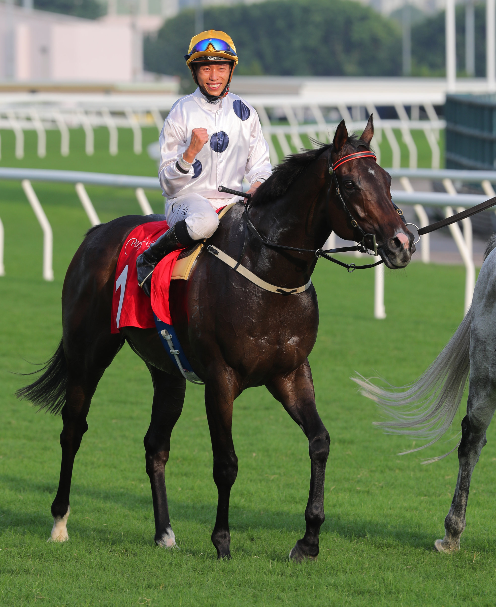 Vincent Ho and Golden Sixty enjoy a win.