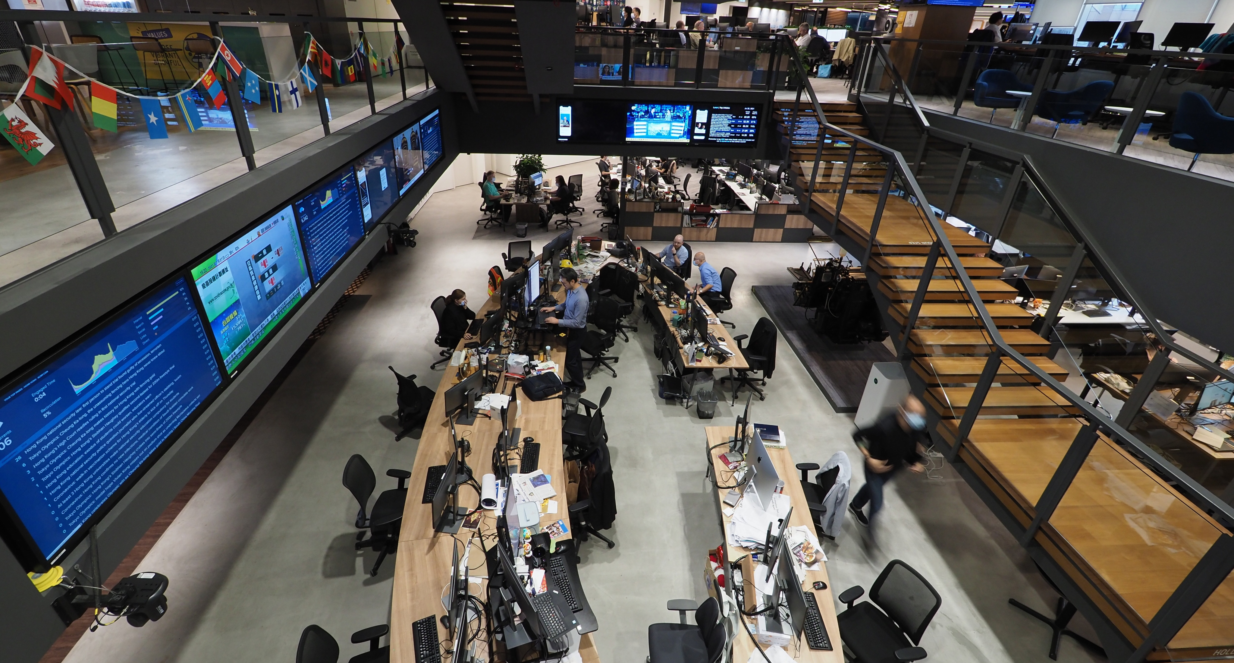 The Post’s newsroom in Causeway Bay, where the series was produced. Photo: Martin Chan