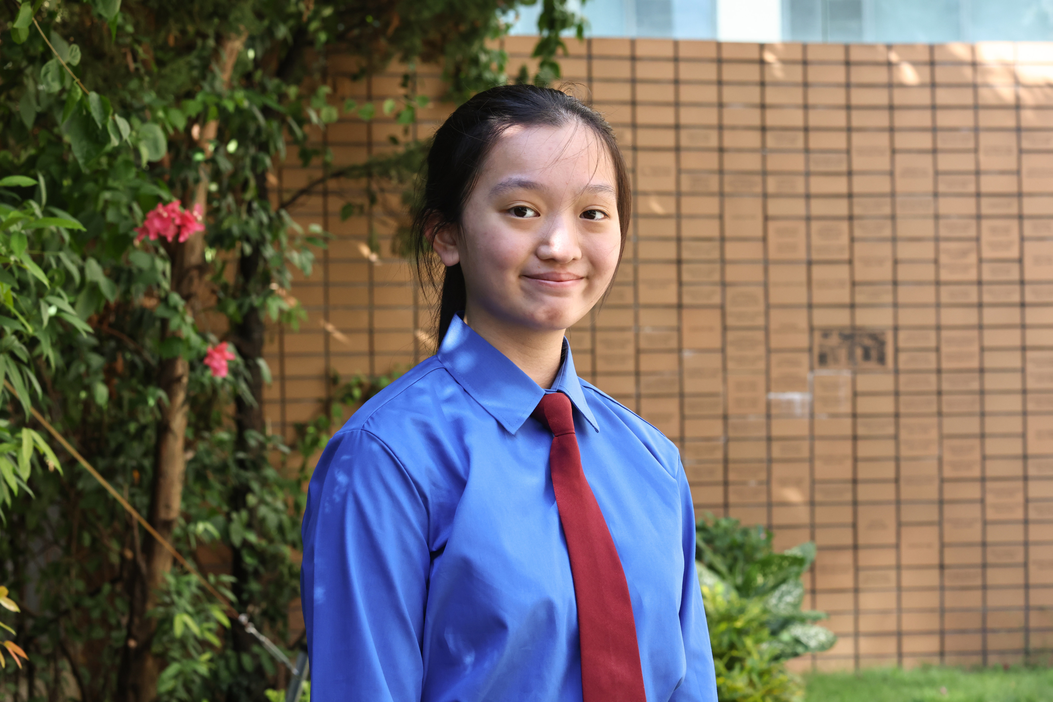 Wong Ka-yu is a Form Six student at Diocesan Girls’ School. Photo: K.Y. Cheng