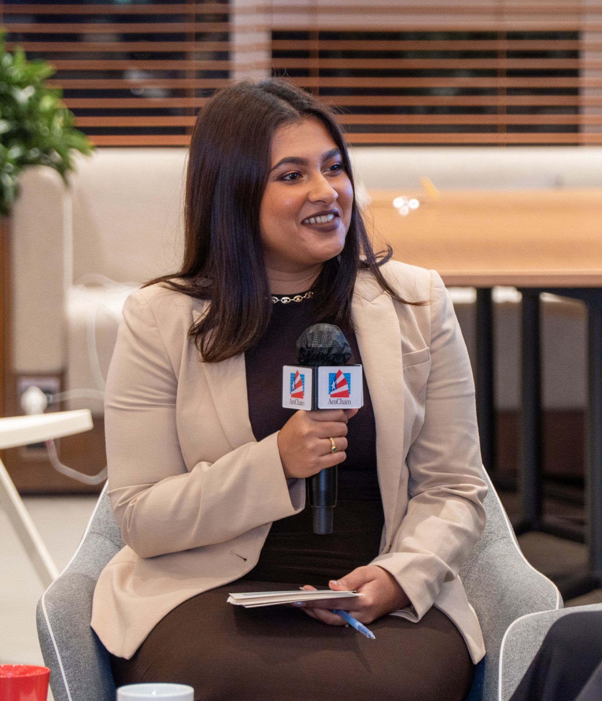 Mental pain affects you physically and physical pain affects you mentally, says Tanya Venkatraman, corporate business development manager at Azure Risk. Photo: AmCham