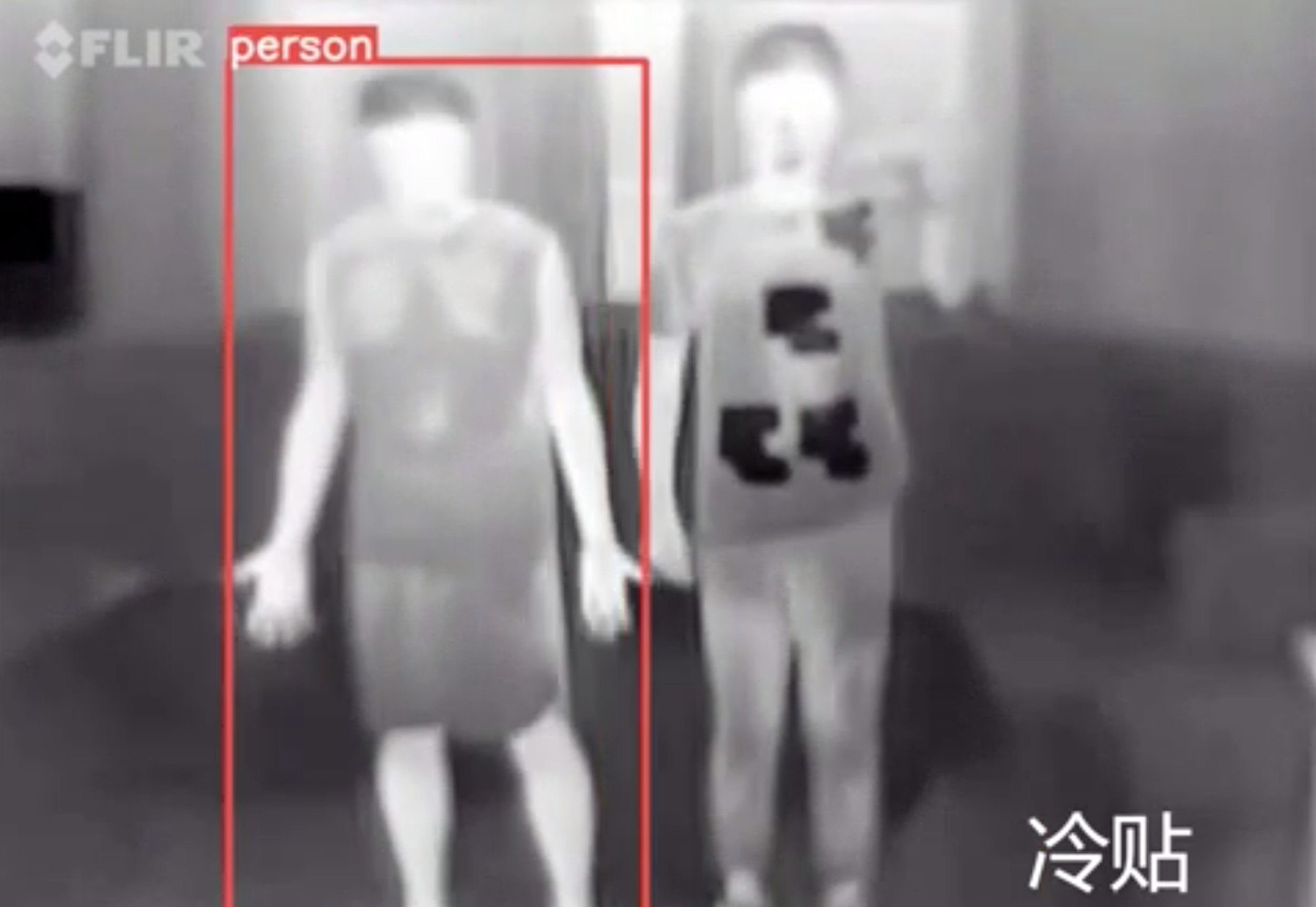 The InvisDefense team used an algorithm to configure the pattern that was the least conspicuous to the human eye but could still trick a security camera into not identifying its wearer.  Photo: Wei Hui