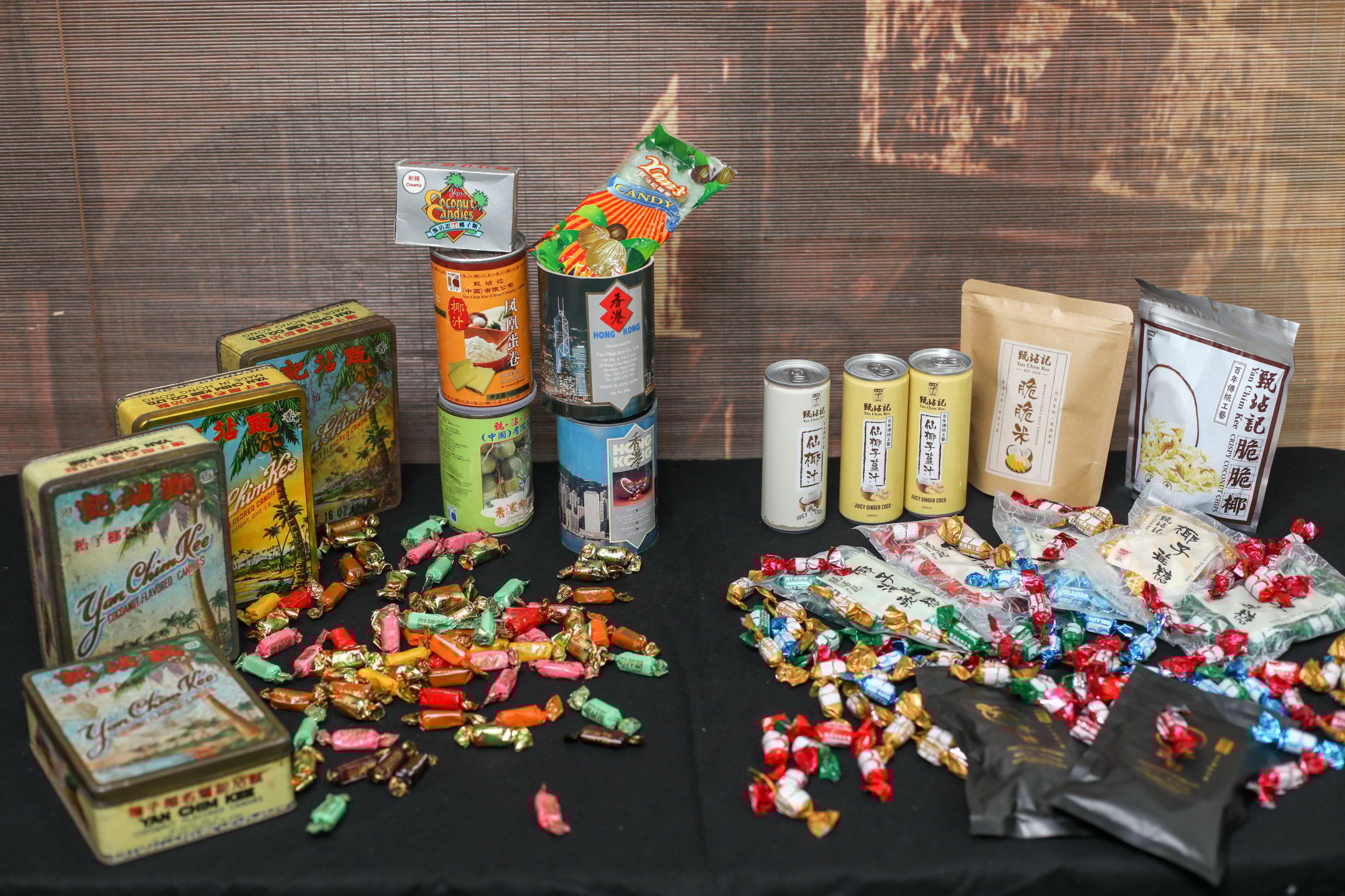 Yan Chim Kee’s old and new product lines side by side. Photo: Xiaomei Chen