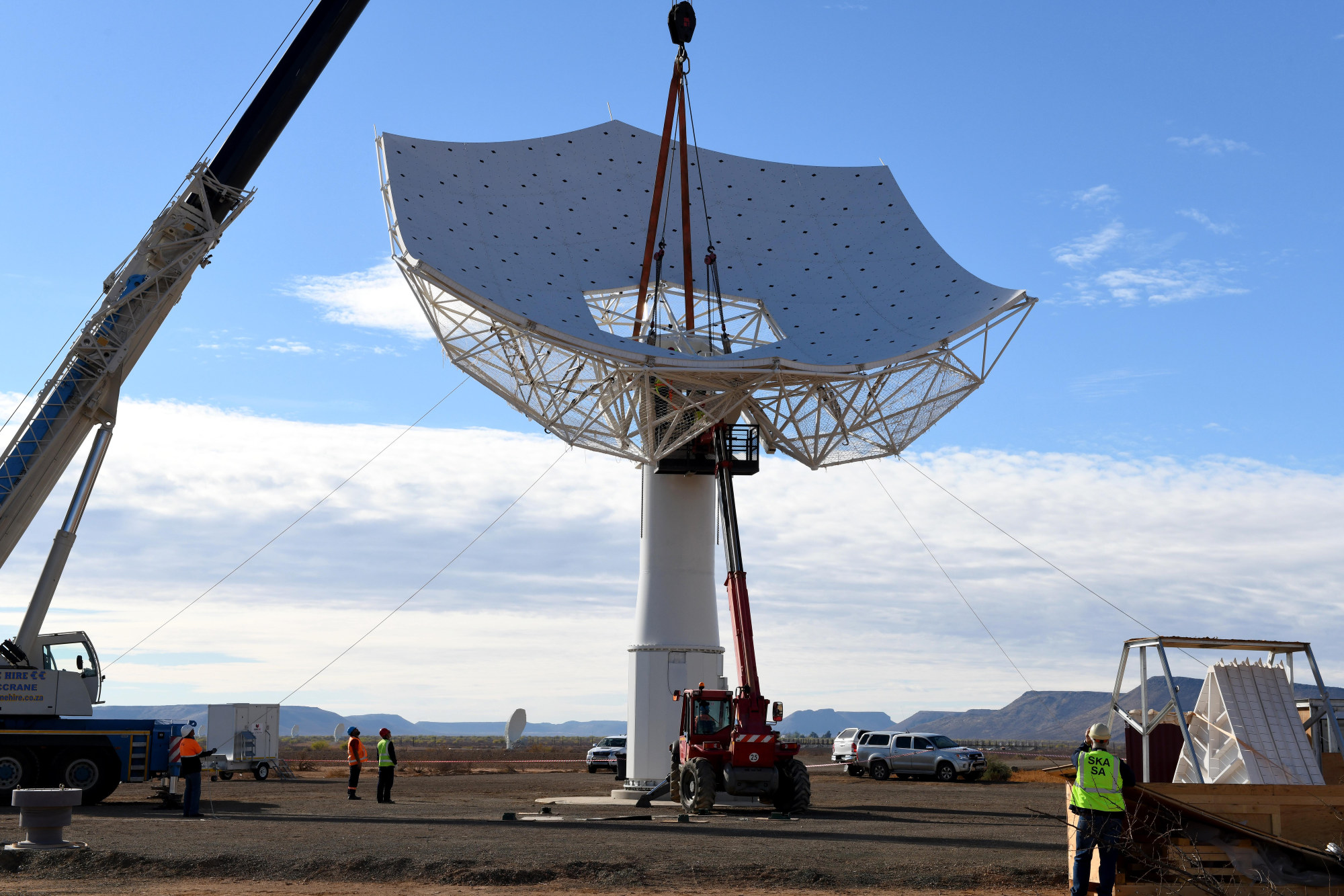Square Kilometre Array Observatory in South Africa. Photo: Square Kilometre Array Observatory