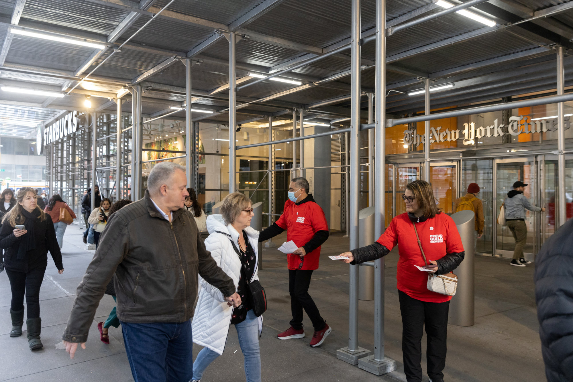 New York Times journalists go on strike the first of its kind in 40 years