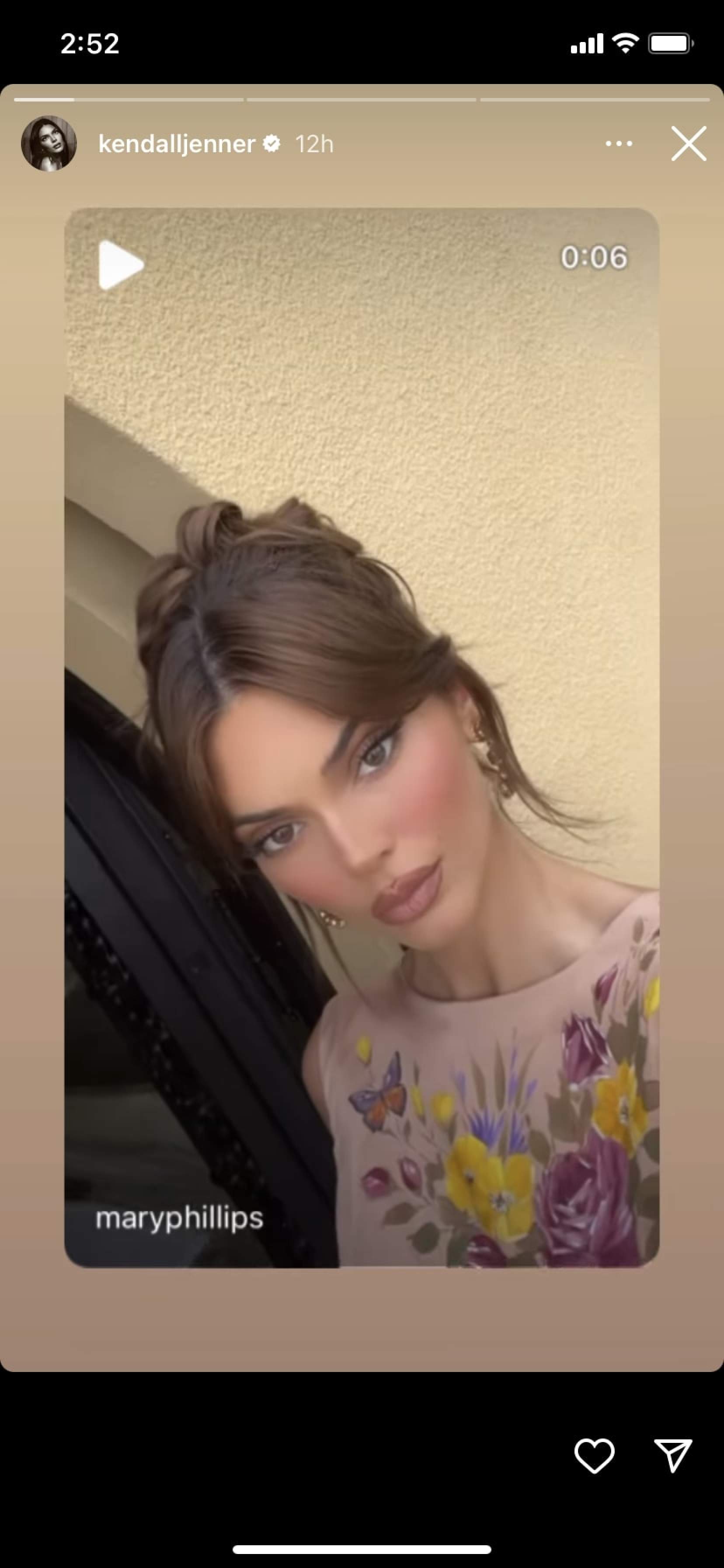 Kendall Jenner at Kourtney Kardashian & Travis Barker’s wedding. Photo: @kendalljenner/Instagram