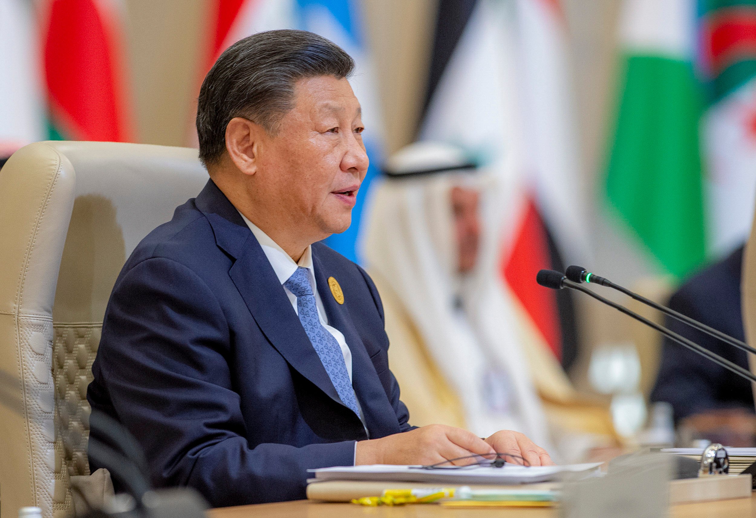 Xi Jinping pictured at the China-Arab states summit in Saudi Arabia. Photo: Xinhua