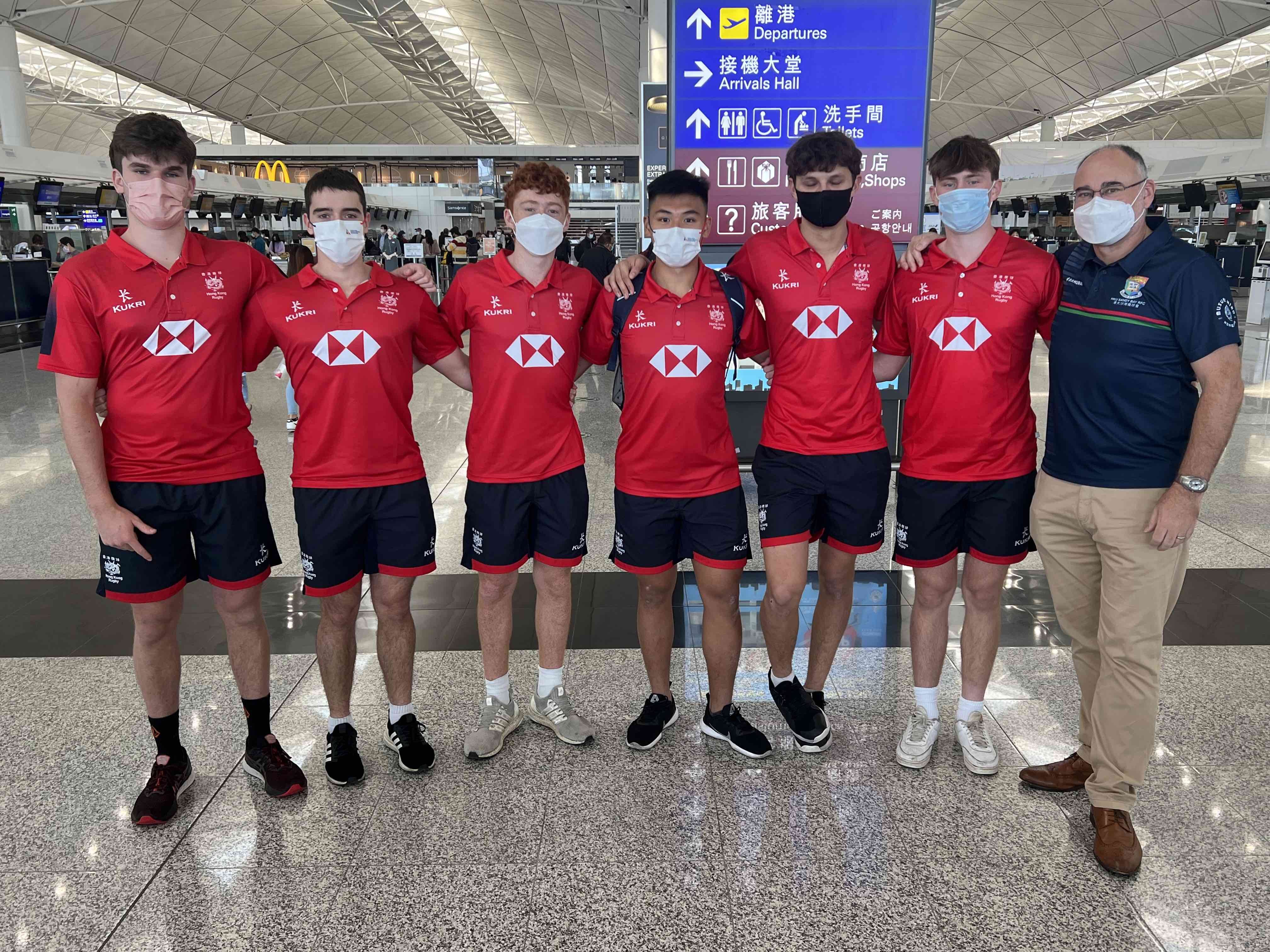 Sandy Bay’s national under-19 players head off to Malaysia. Photo: Handout