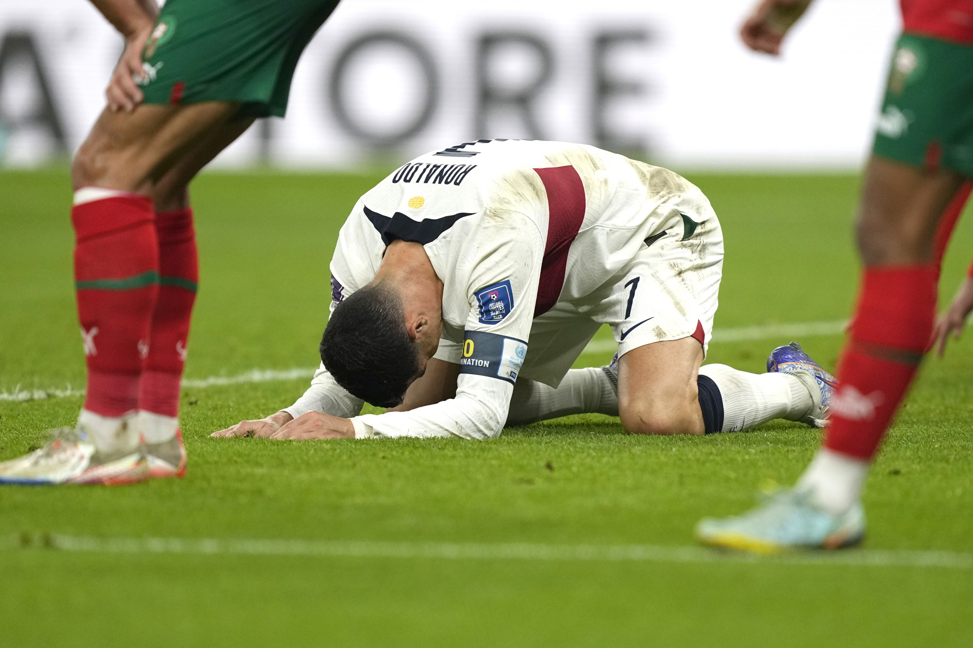 Cristiano Ronaldo scores in Portugal's FIFA World Cup win, Morocco