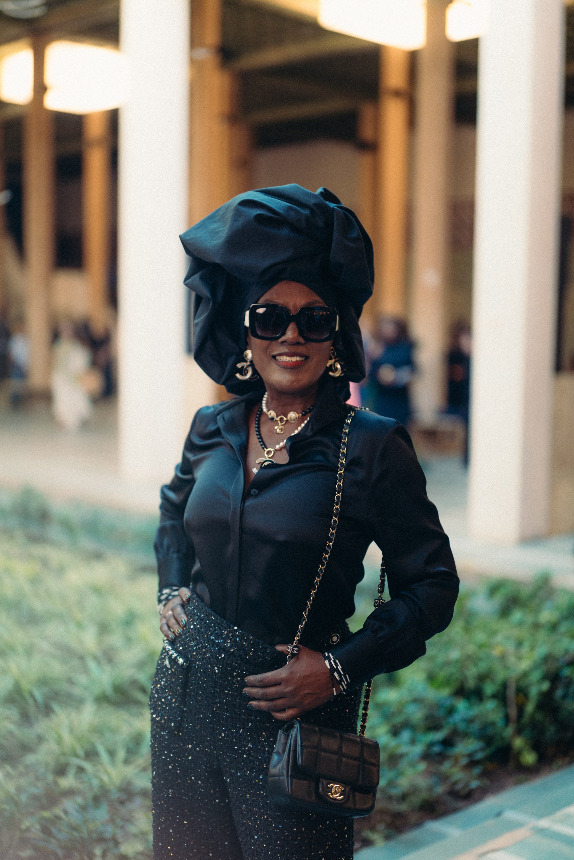 Singer Khadja Nin at Chanel’s Métiers d’Art show. Photo: courtesy of Chanel