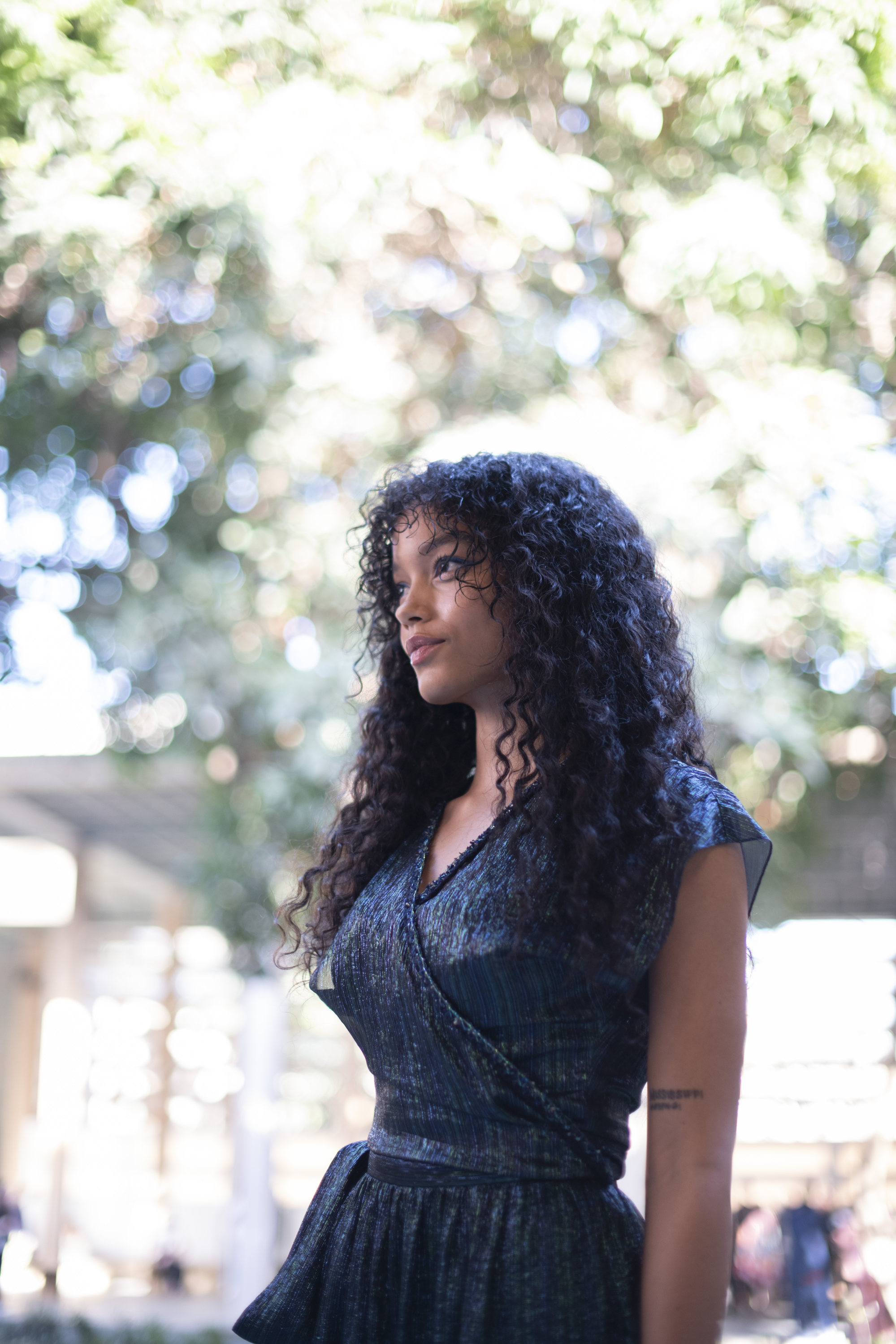 Whitney Peak at Chanel’s Métiers d’Art show. Photo: courtesy of Chanel