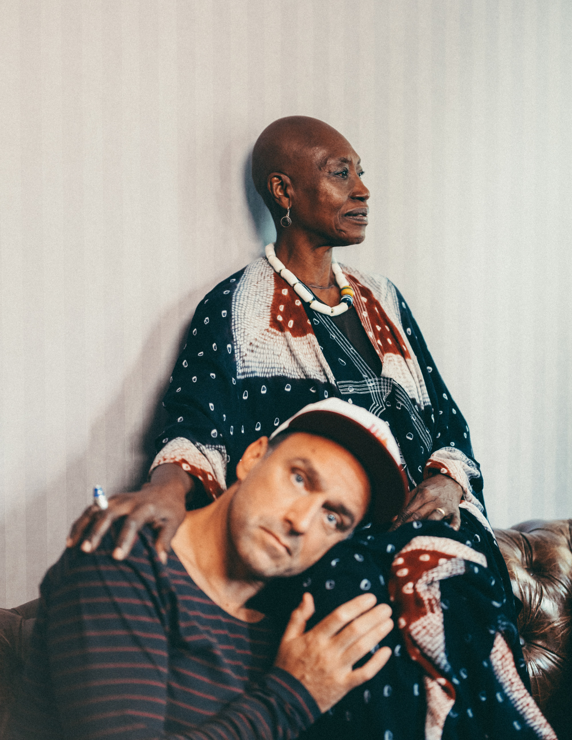 Choreographer Germaine Acogny with French choreographer Dimitri Chamblas. Photo: courtesy of Chanel
