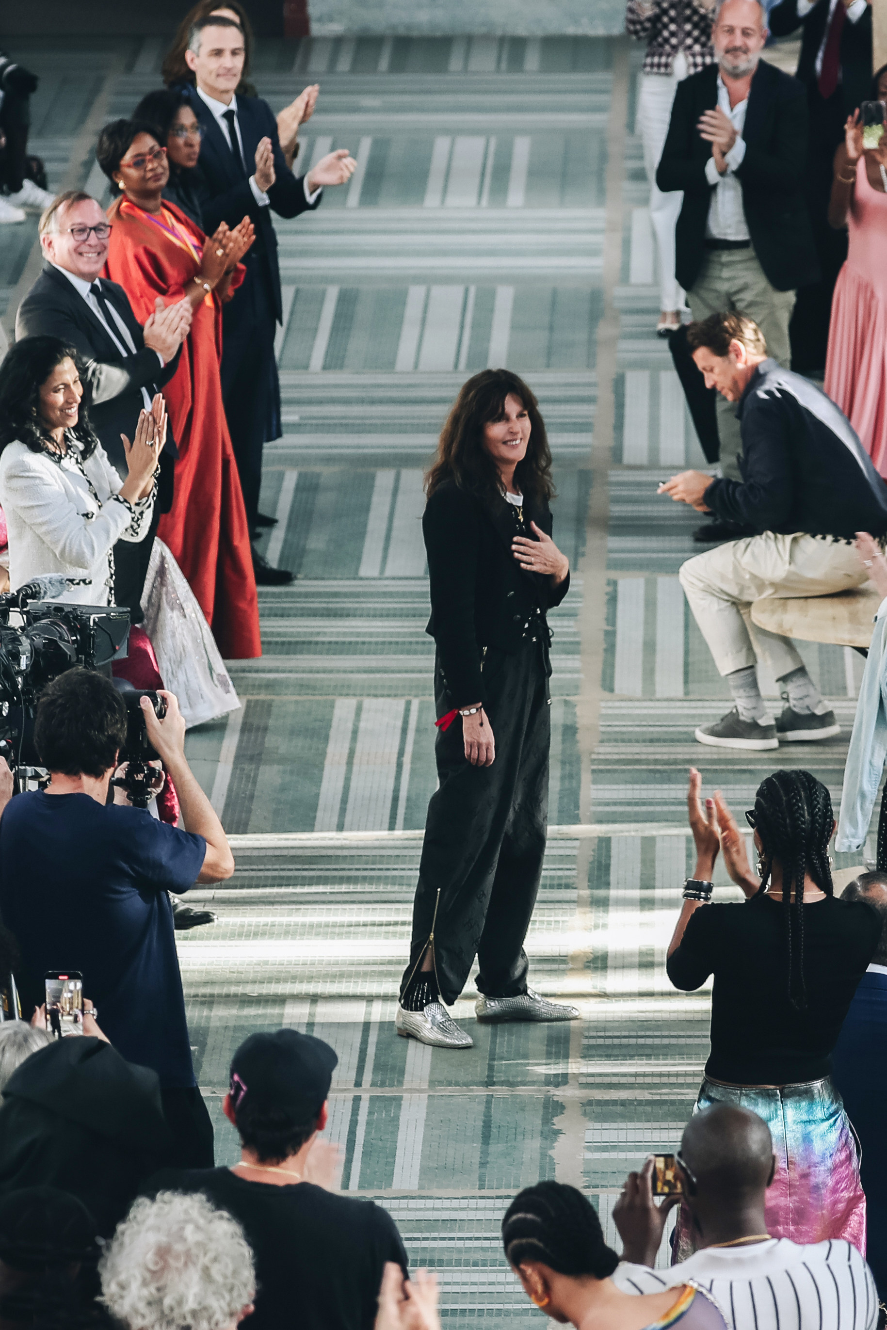 Chanel’s creative director, Virginie Viard, at Chanel’s Métiers d’Art show in Dakar. Photo: courtesy of Chanel