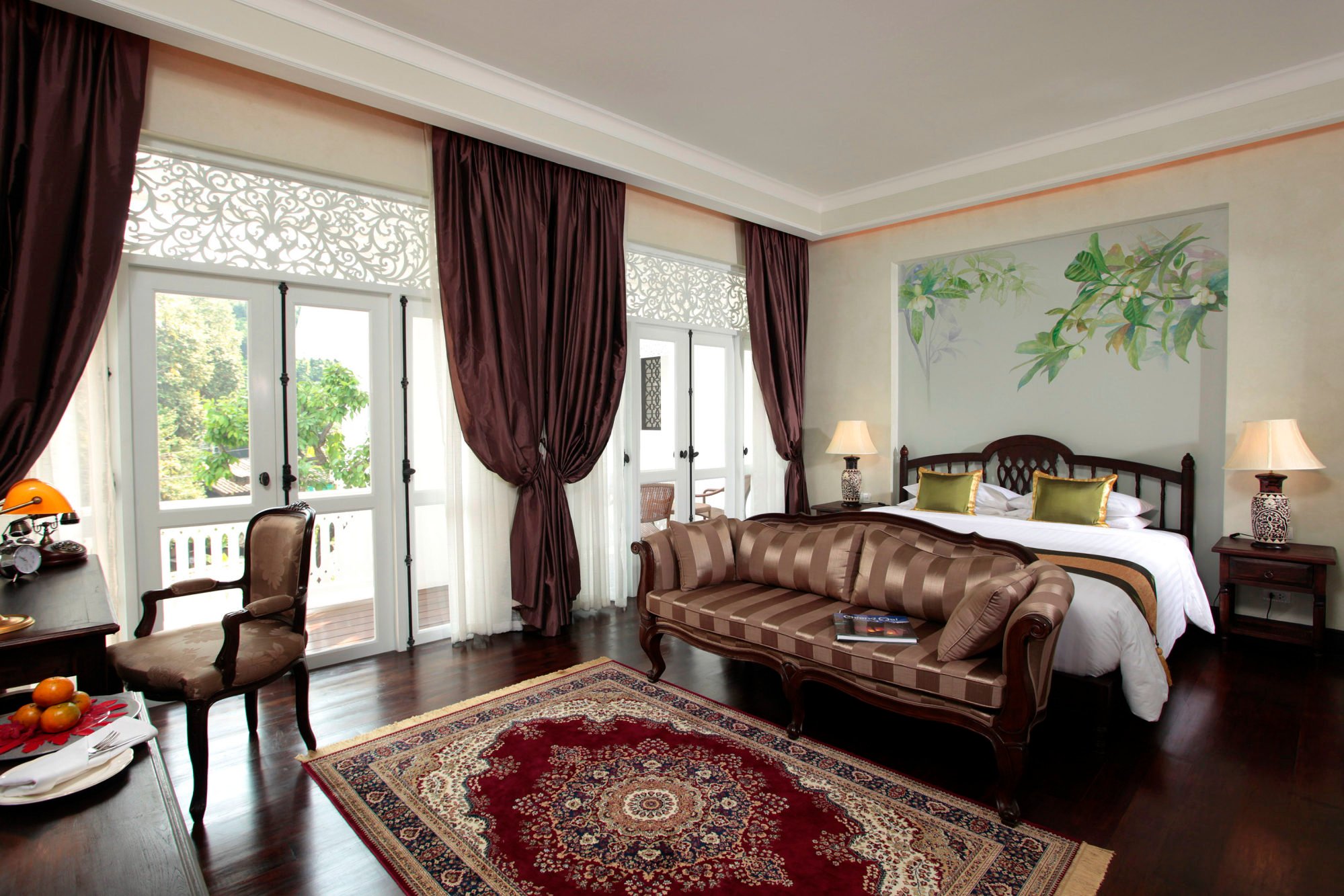 One of the well-appointed guest rooms at Ping Nakara. Photo: Handout