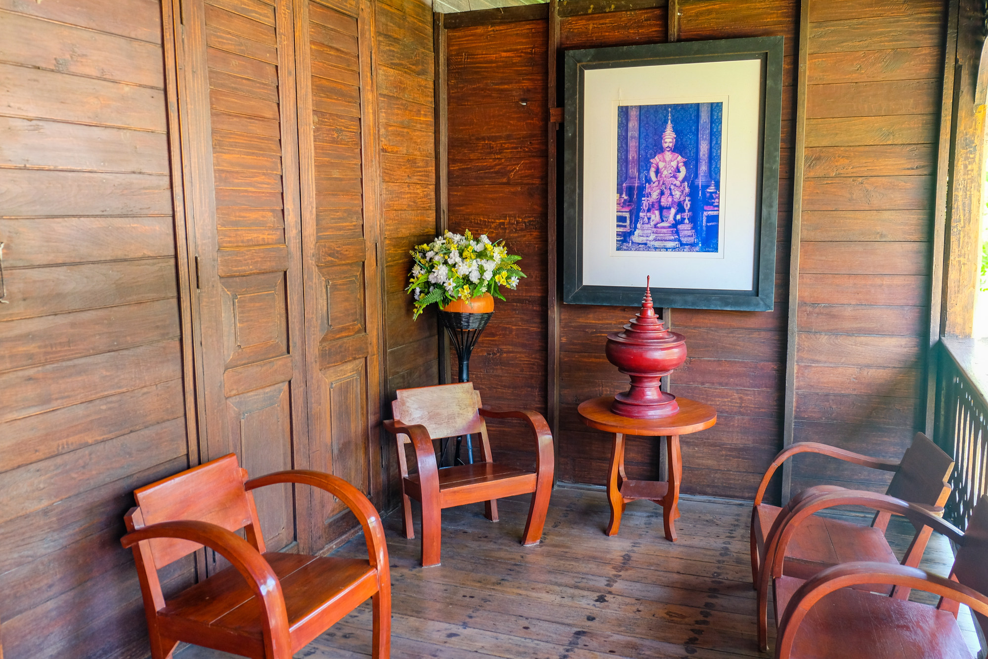 A cosy seating area at Khum Chao Burirat. Photo: Ron Emmons