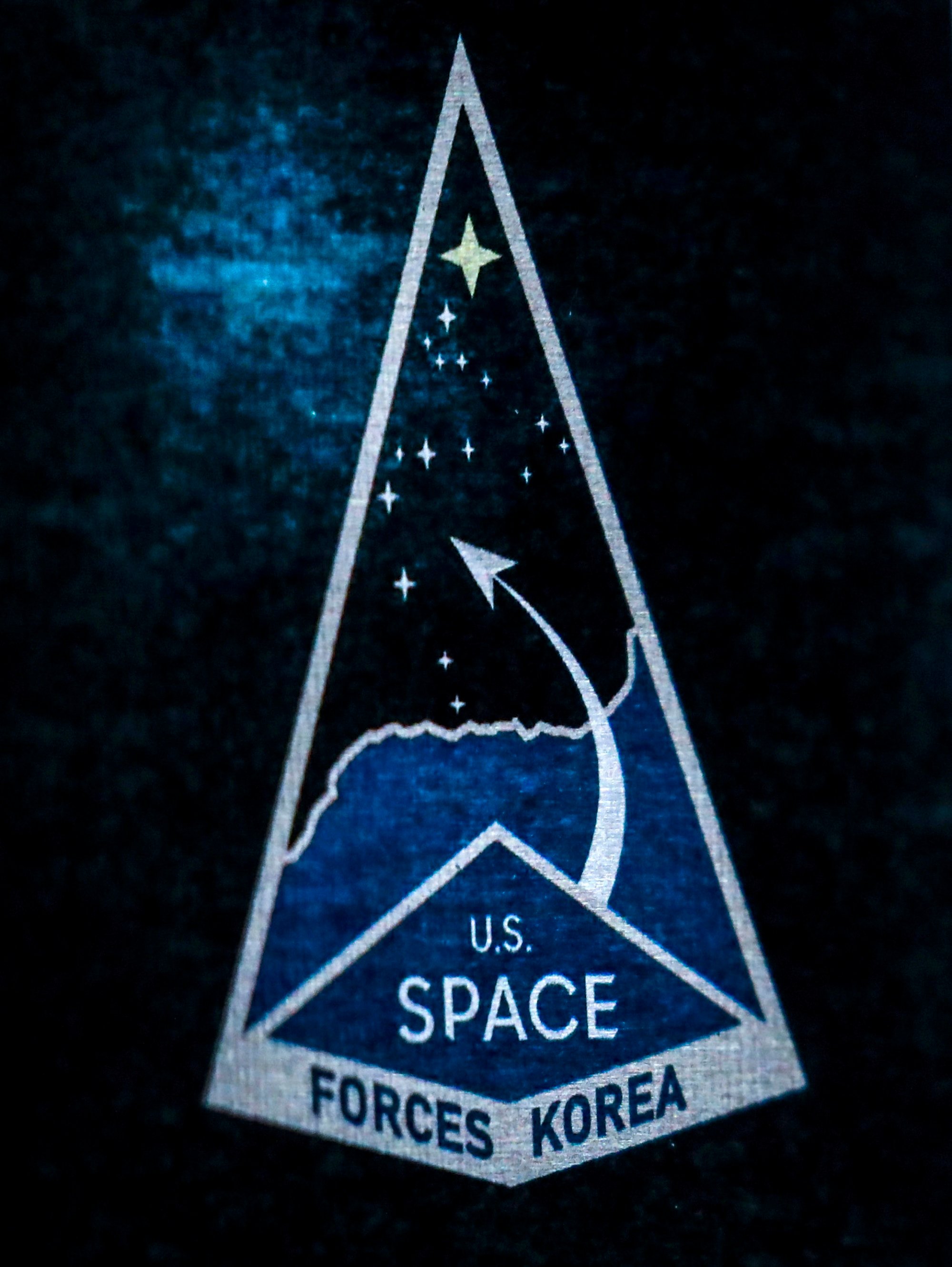 The insignia of the US Space Force unit in South Korea. Photo: EPA-EFE