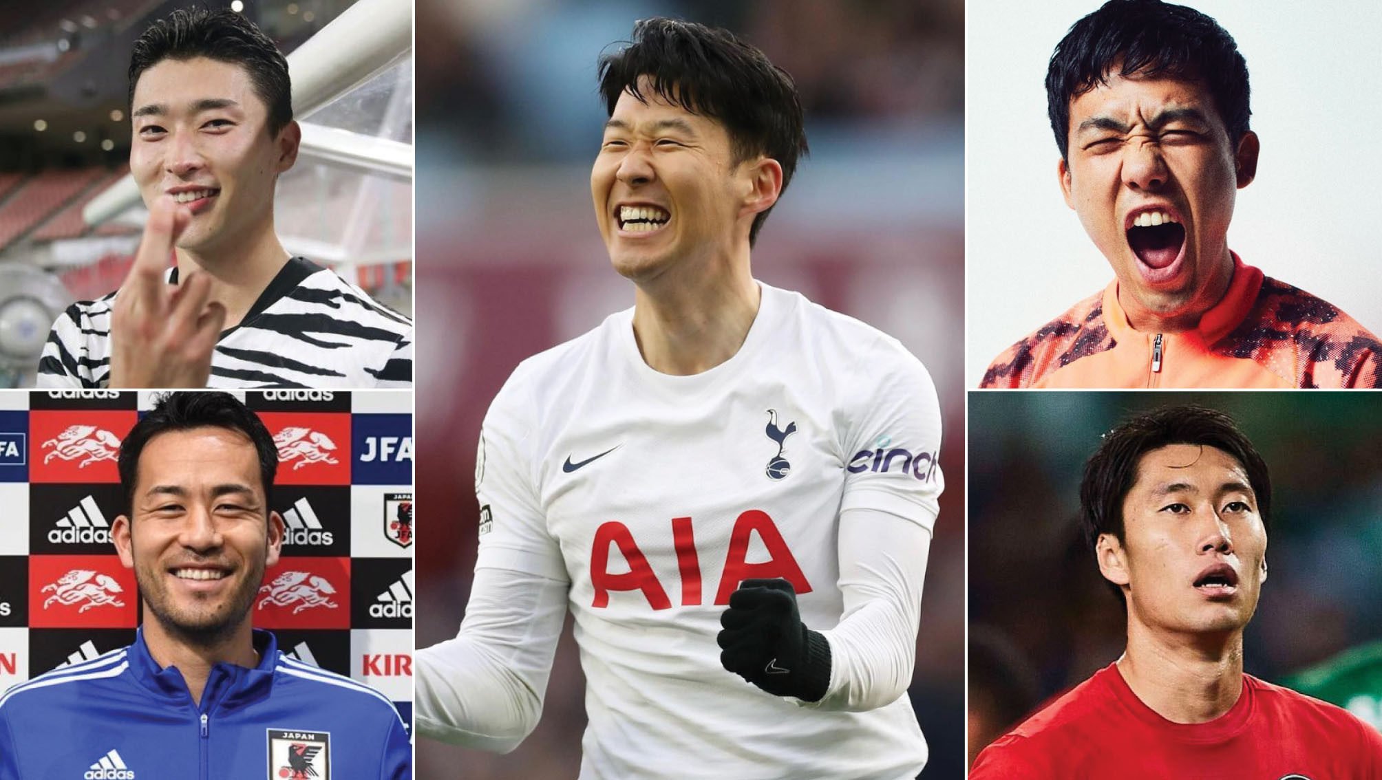 Asian football stars including Son Heung-min and Maya Yoshida have led their countries to some surprising victories during the Qatar 2022 World Cup. Photos: Instagram