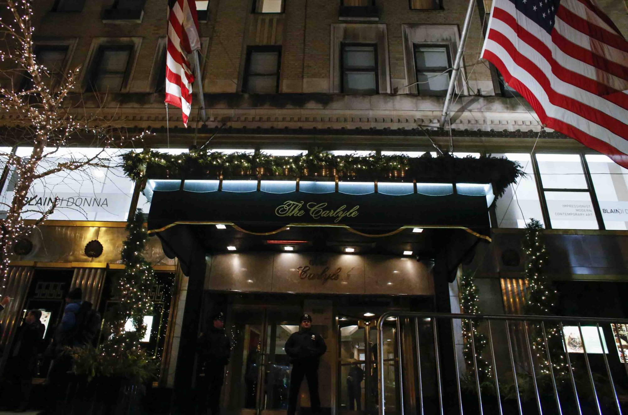 The Hotel Carlyle in New York was a popular pit stop for Princess Diana. Photo: AFP