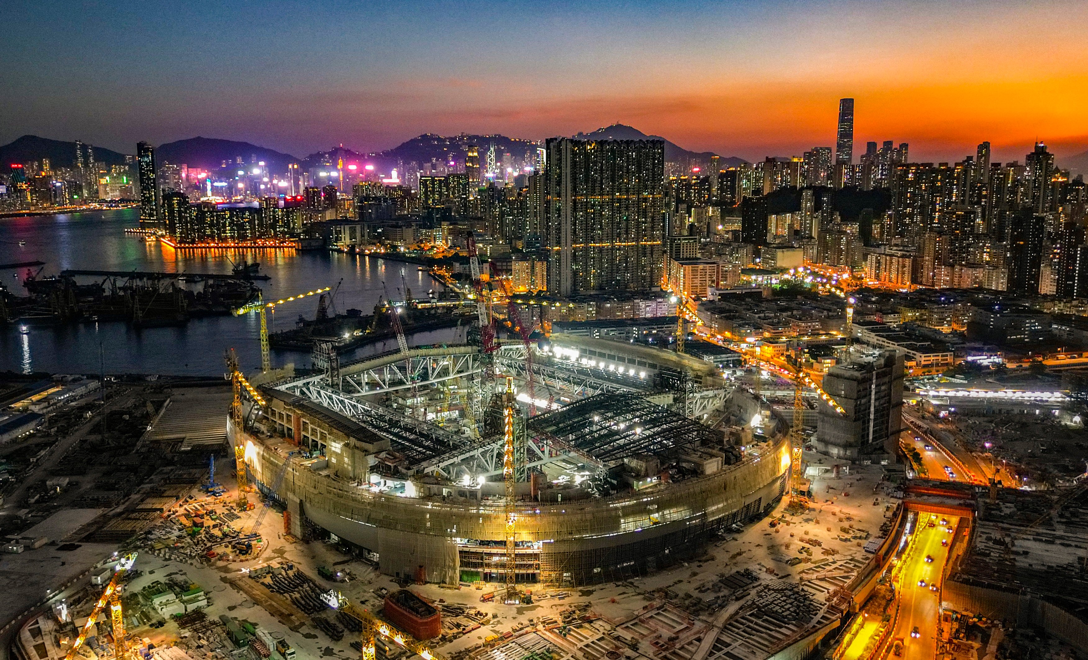 Kai Tak Sports Park will be completed before the 2025 National Games. Photo: Dickson Lee