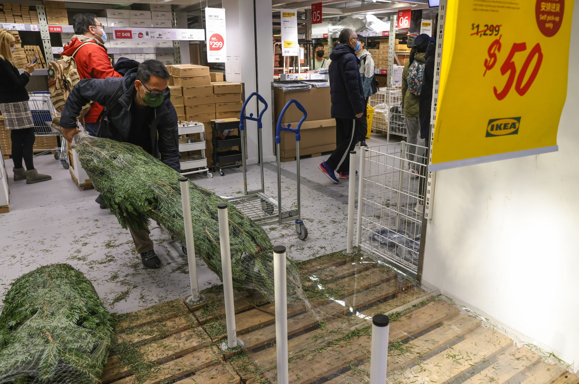 Hong Kong’s demand for Christmas trees has withered this year. What’s