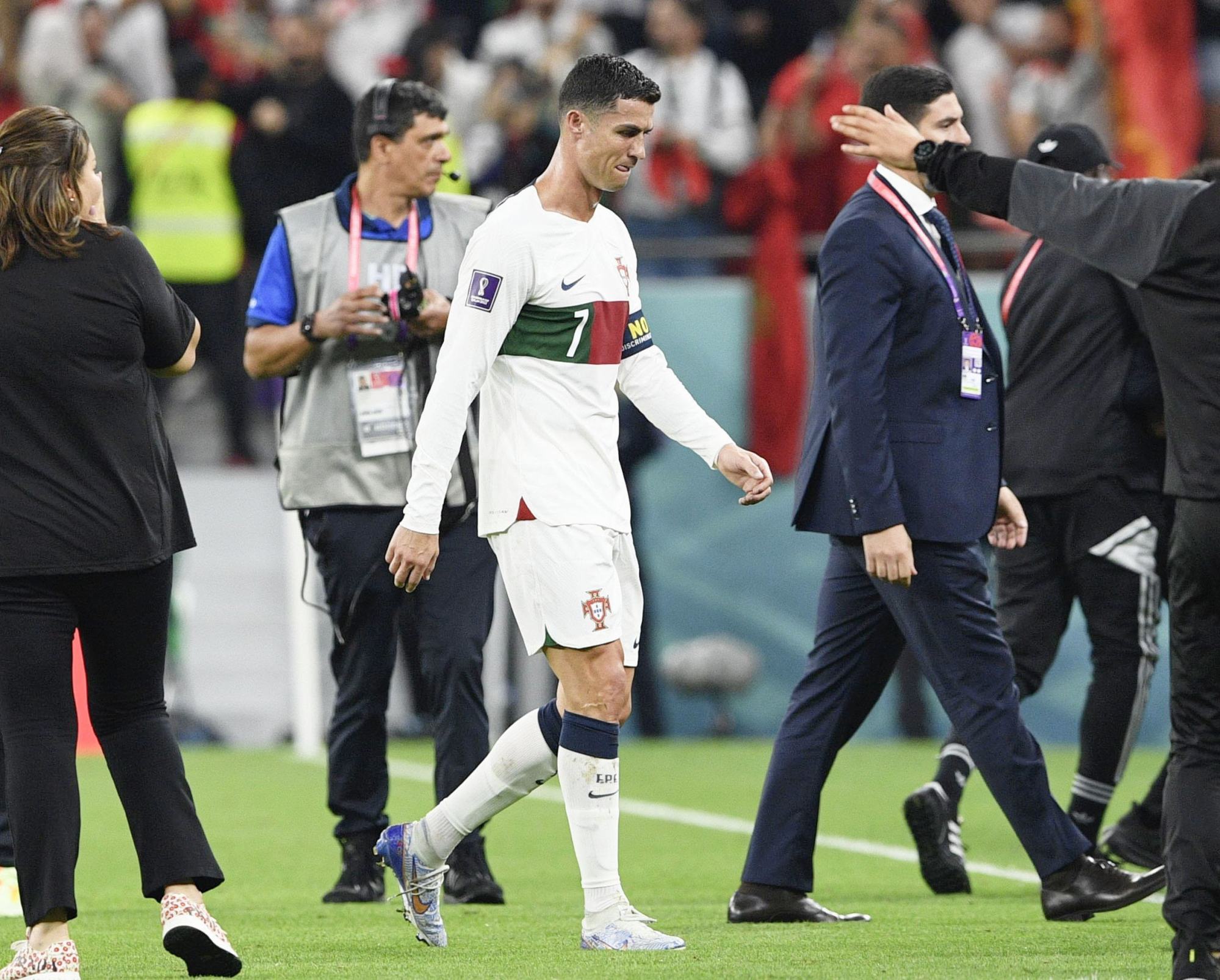 Cristiano Ronaldo leaves World Cup in tears as chances to win