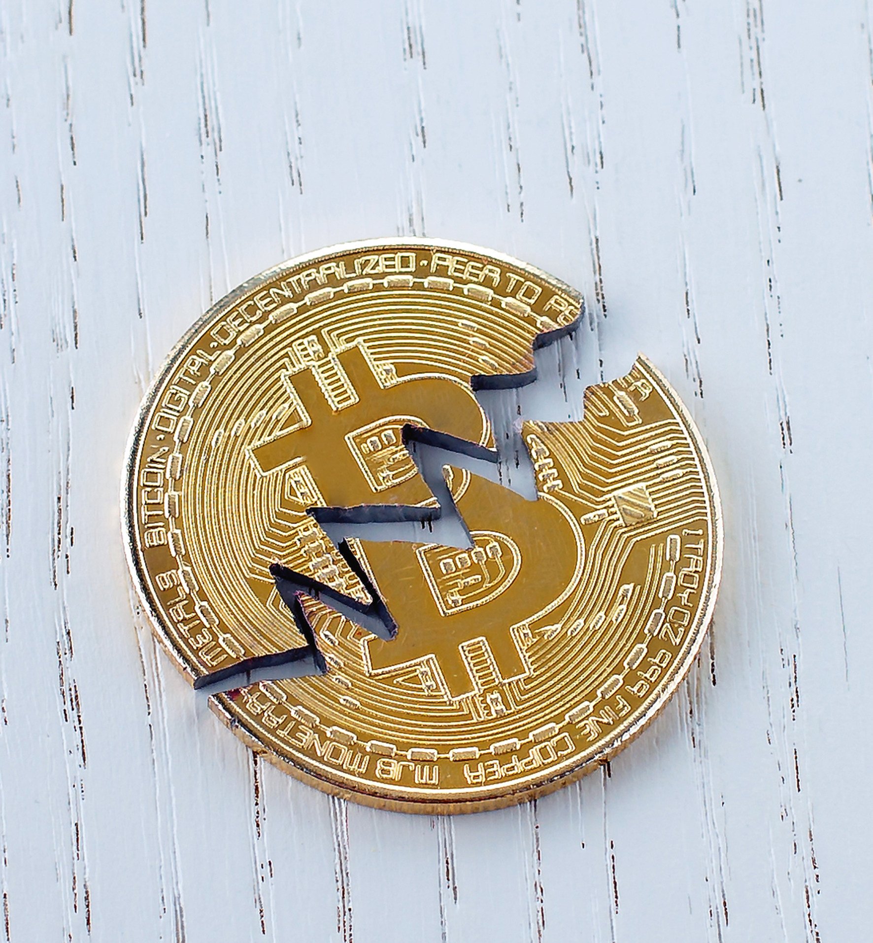 Volatility has long been a feature of cryptocurrency markets but even bitcoin is at levels not seen since 2020. Photo: Shutterstock