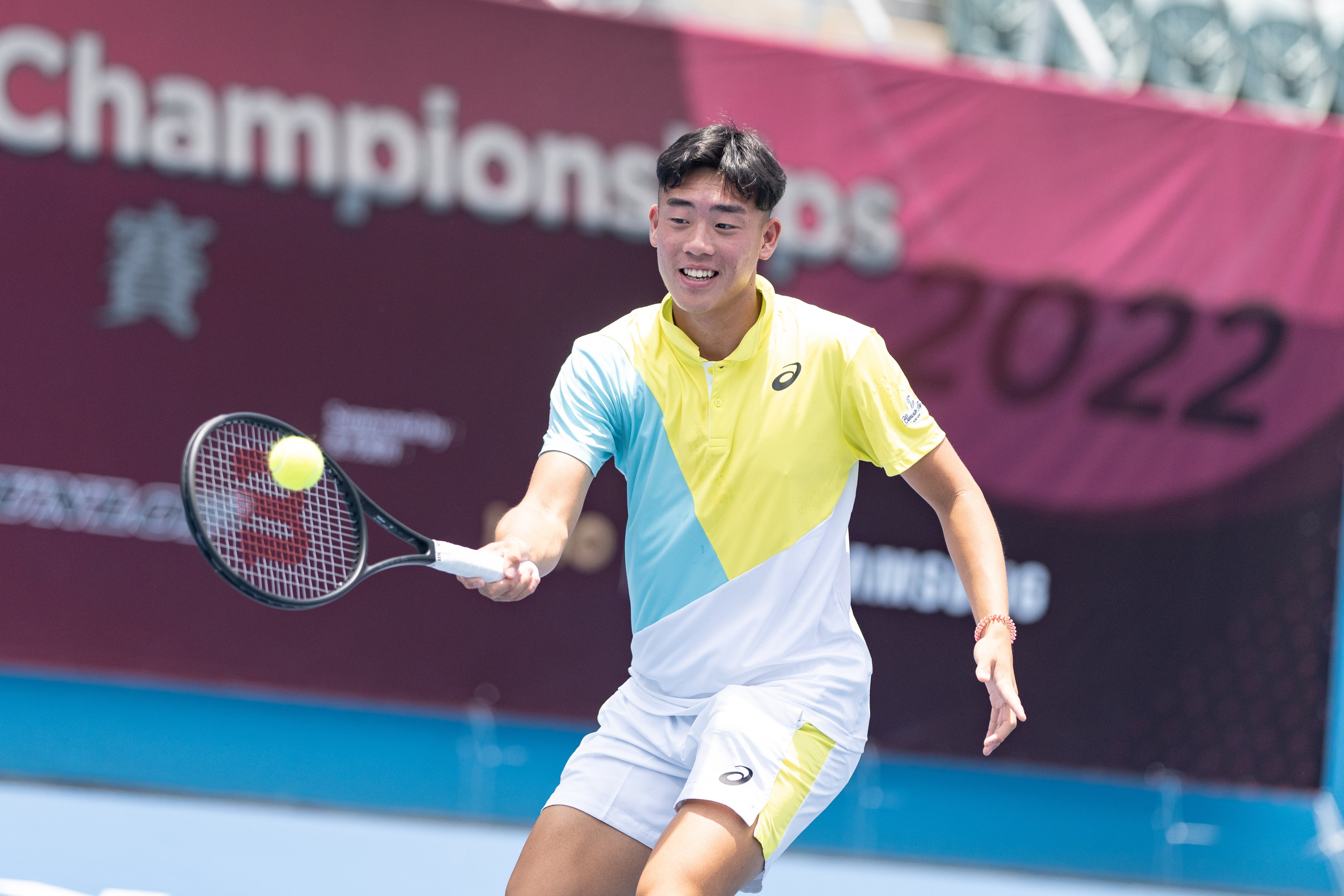 Hong Kong tennis star Coleman Wong is back competing on home turf. Photo: HKTA