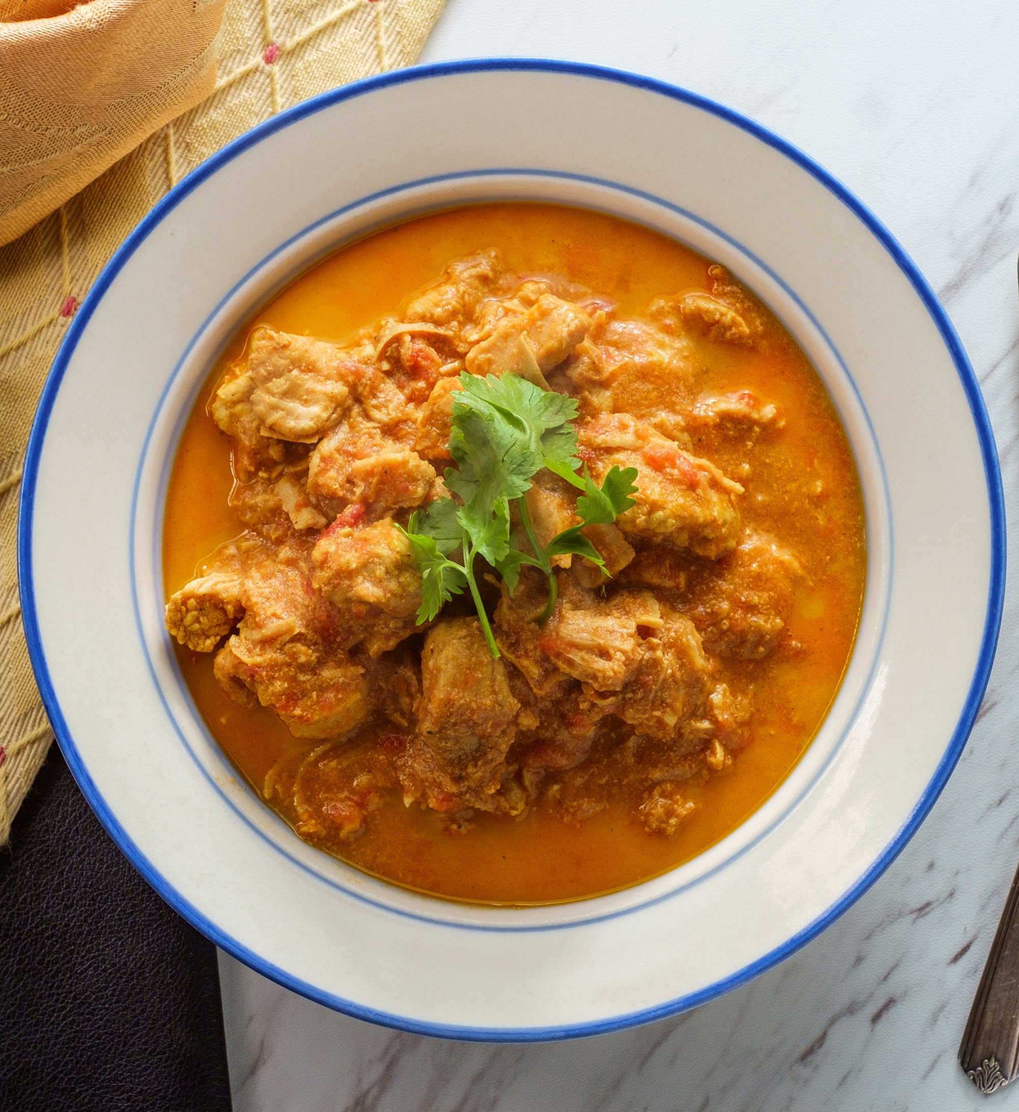 Chicken tikka masala, with its sauce containing yogurt, cream and spices, is regarded as a curry adapted to suit Western tastes. Photo: Shutterstock