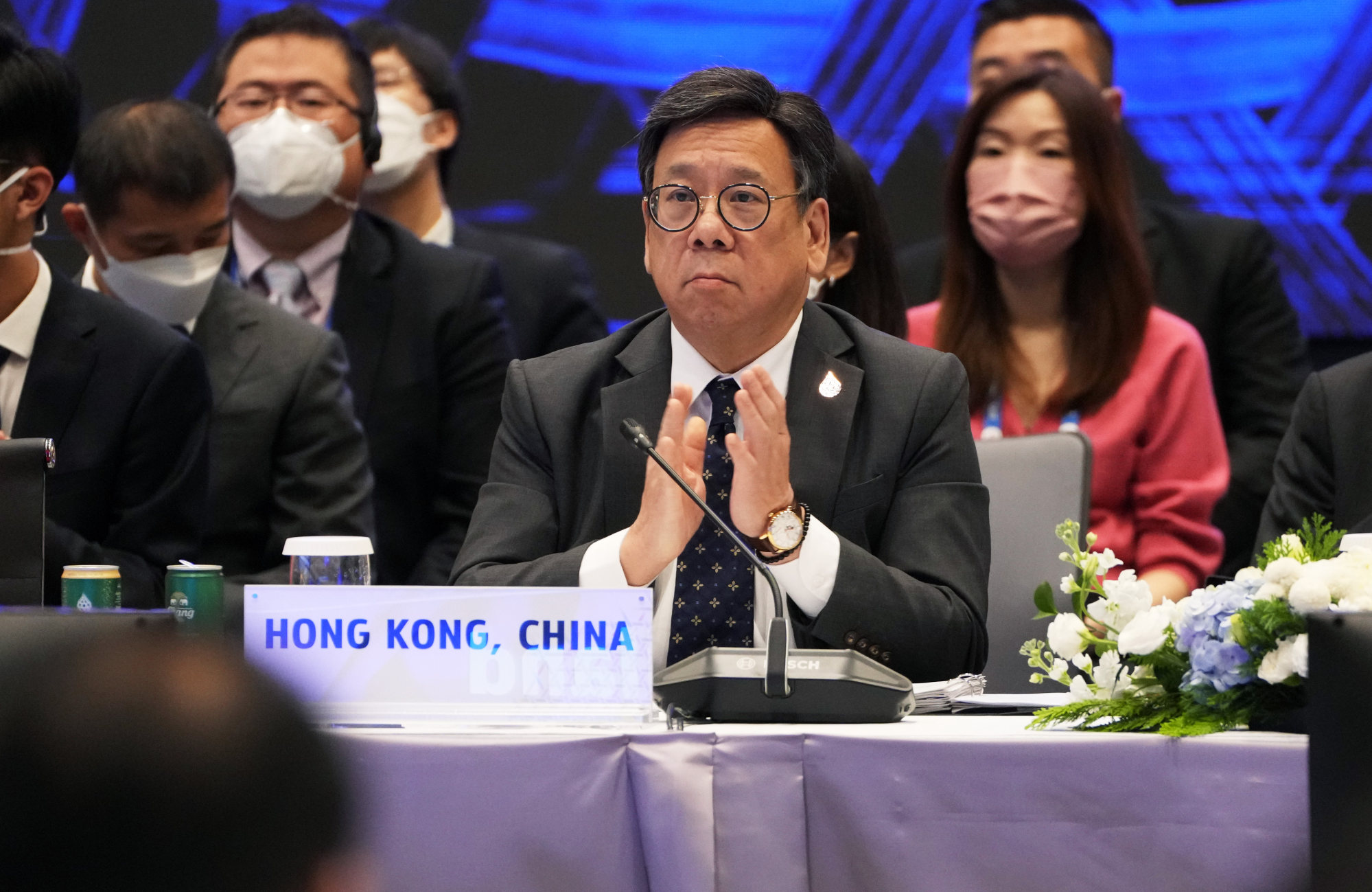 Hong Kong Secretary for Commerce and Economic Development Algernon Yau, shown at the Apec conference in Bangkok last month, hailed the WTO ruling. Photo: Sam Tsang