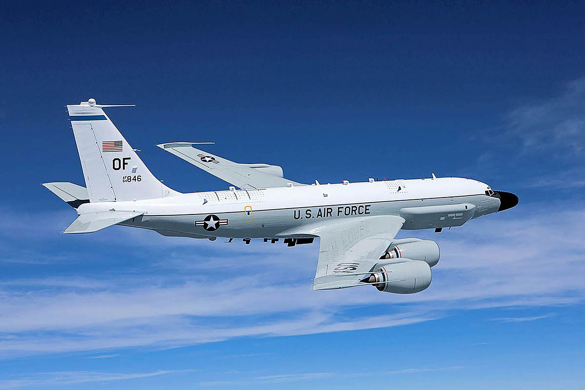 SCSPI says its data on US close-in reconnaissance activities near China might be only part of the picture because not all aircraft have their transponders turned on. Photo: US Air Force