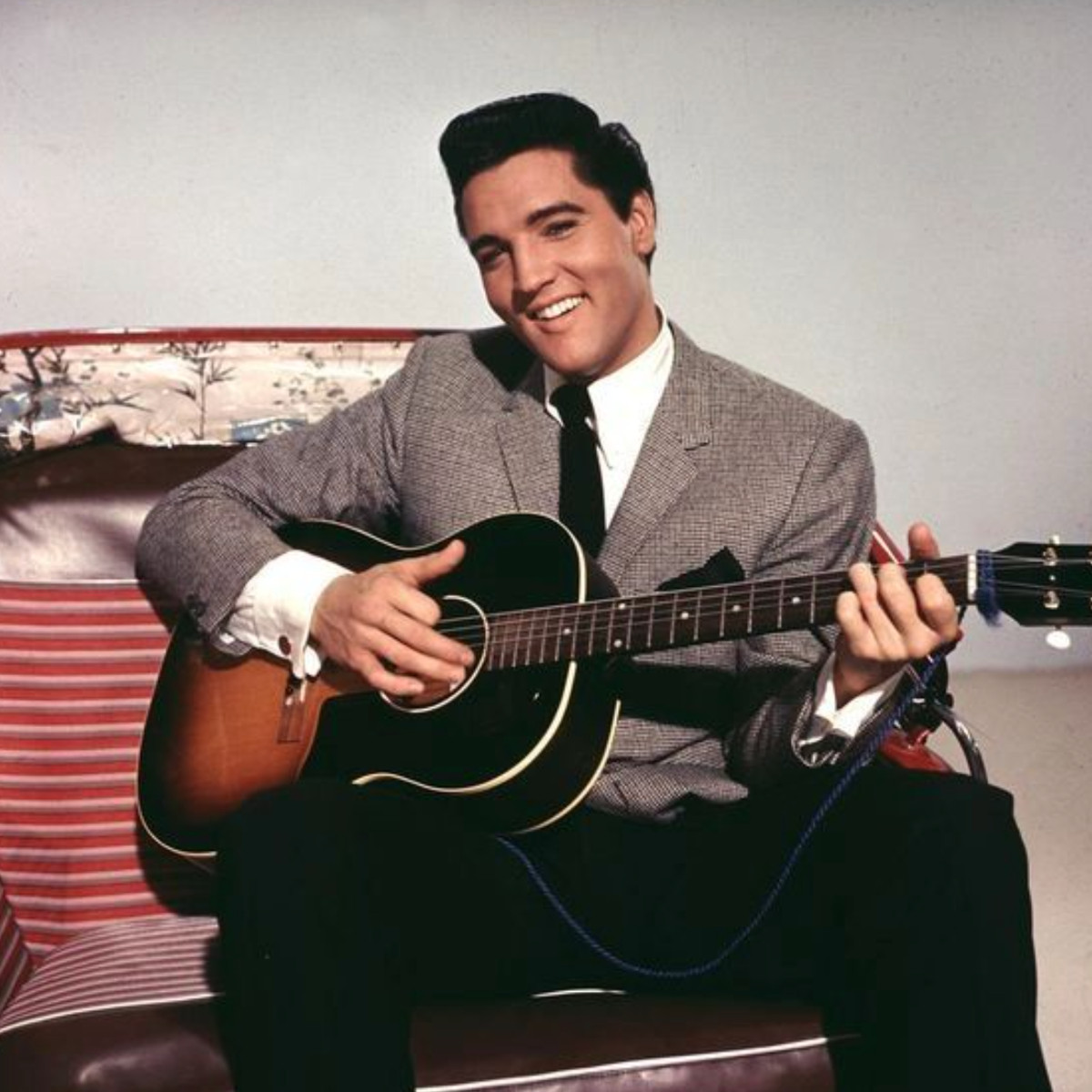 Elvis Presley looking sharp in his early prime. Photo: @elvis_presley___fans/Instagram