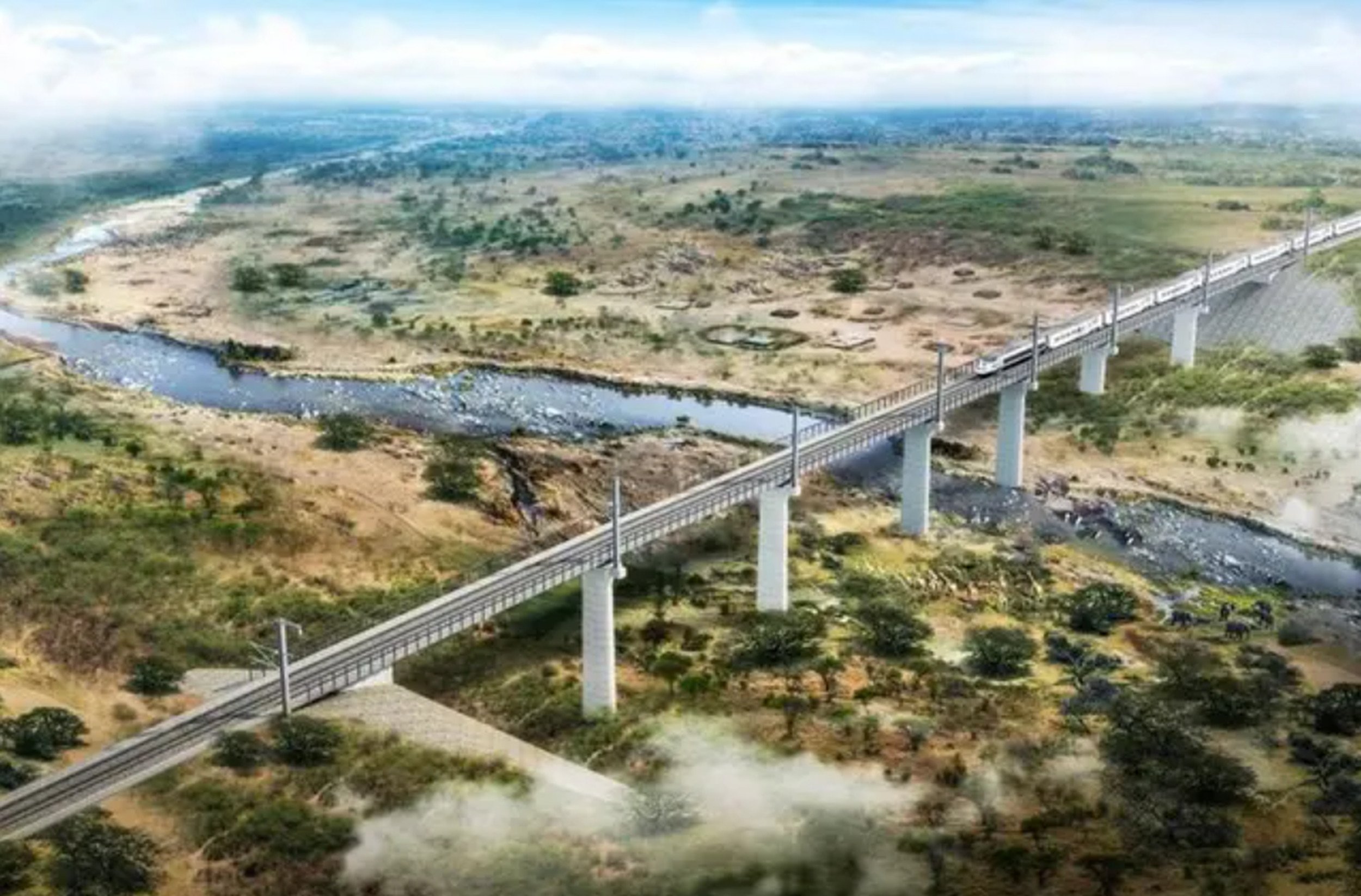 Phase 5 of Tanzania’s Standard Gauge Railway links Mwanza and the southern town of Isaka, 341km away. Photo: Twitter