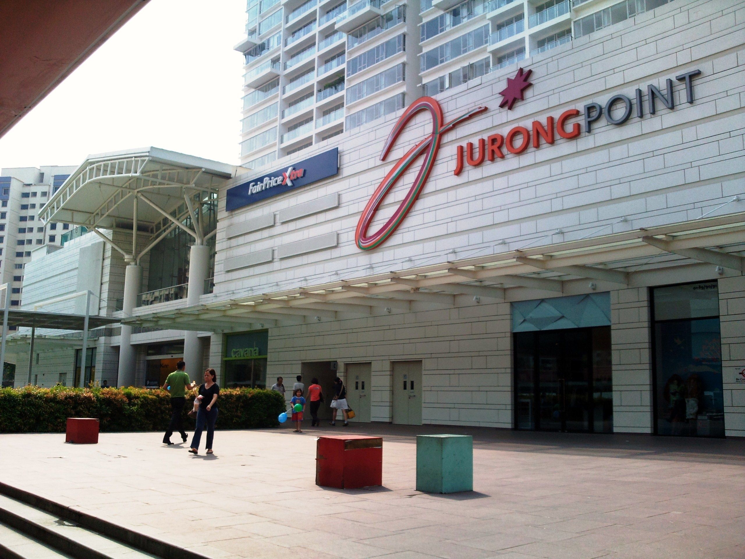 The entrance to the Jurong Point shopping centre in Singapore. Photo: Wikipedia