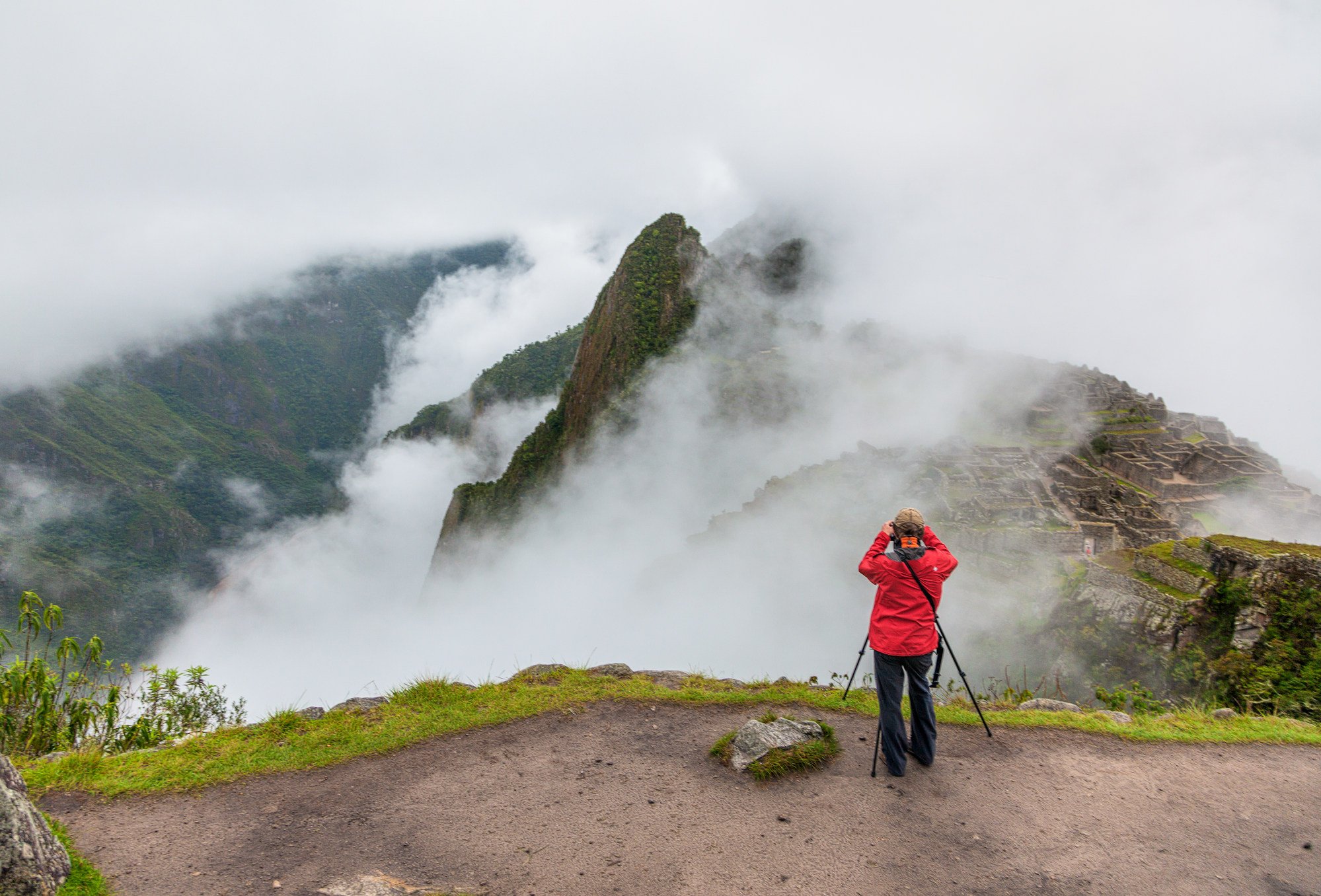 Machu Picchu in misty weather. Photo: Shutterstock