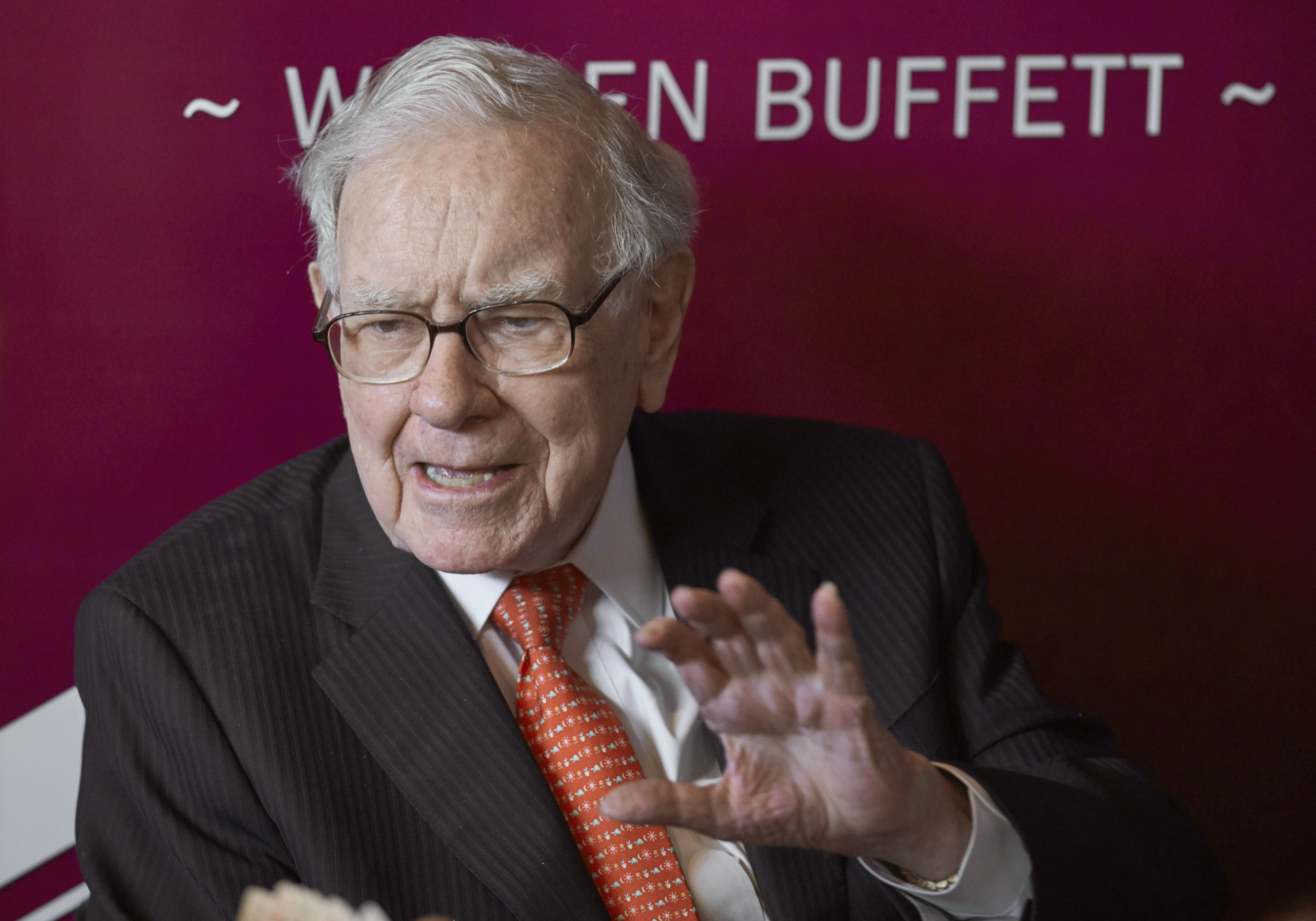 Warren Buffett, chairman and CEO of Berkshire Hathaway. File photo: AP