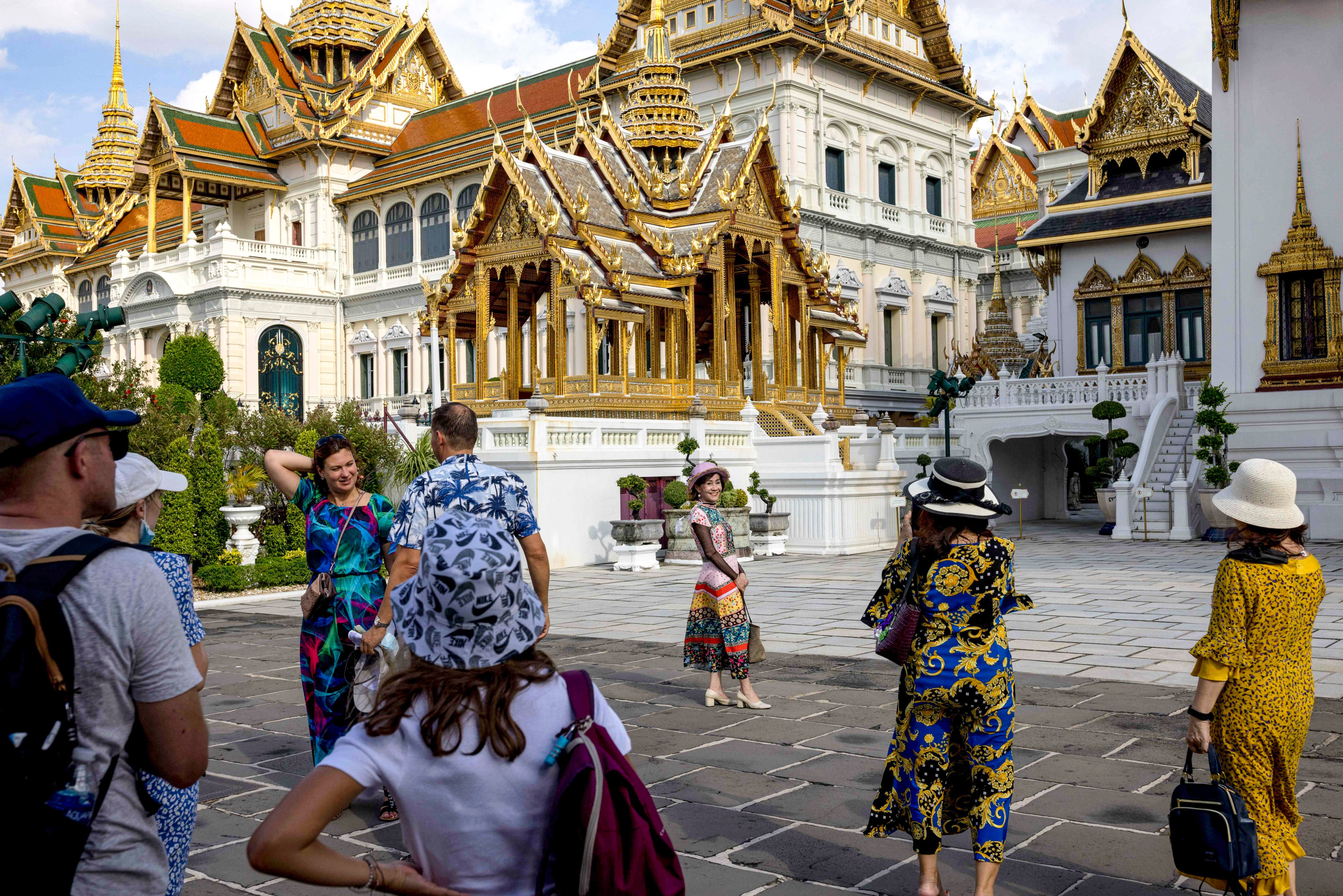 туристы в бангкоке