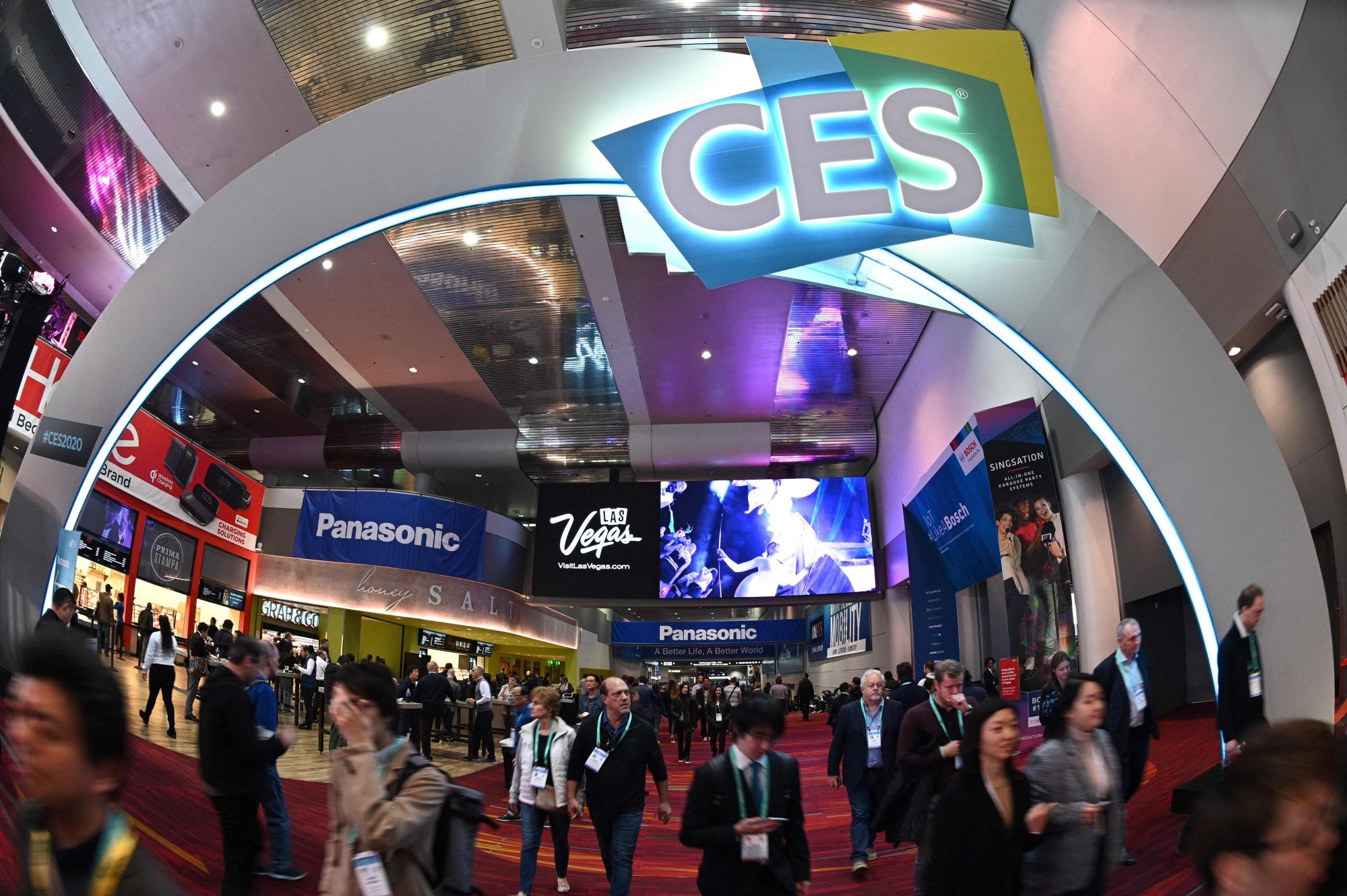 The last full CES show (above) was held in 2020 in Las Vegas, Nevada. Photo: Robyn Beck/AFP