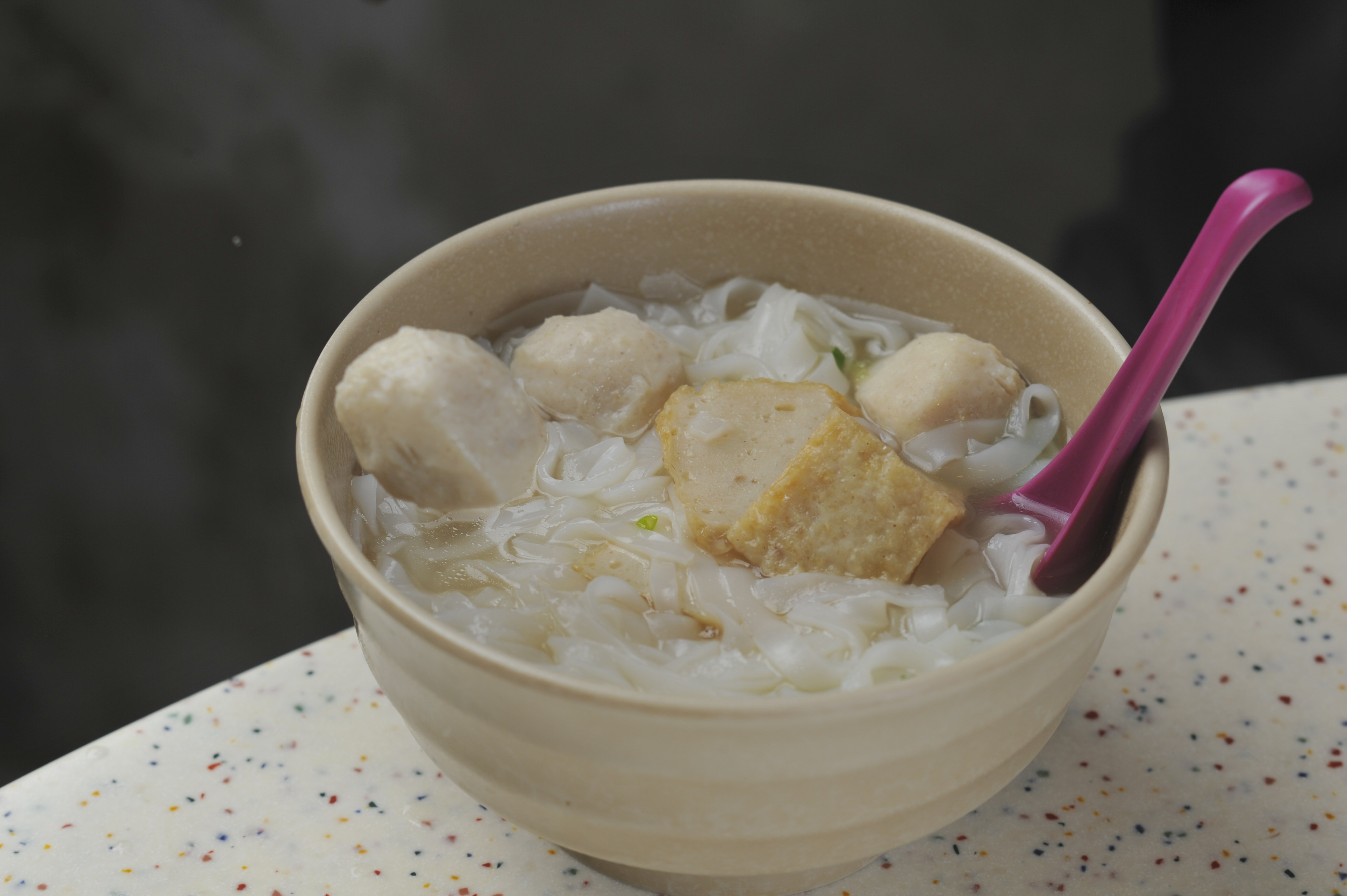 Fish ball noodles from On Lee Noodle in Shau Kei Wan, Hong Kong. Photo: SCMP