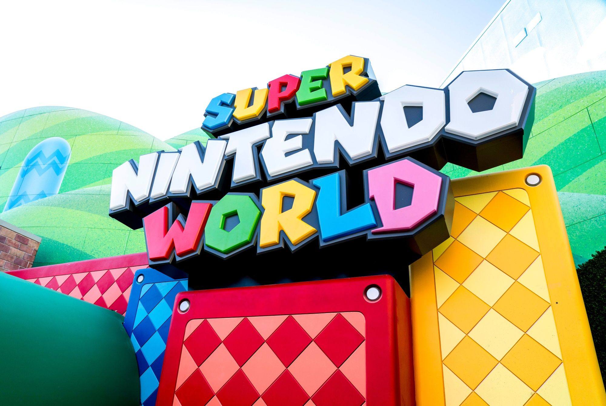 The entrance to the Super Nintendo World theme park at Universal Studios Hollywood in Universal City, California, US. Photo: Bloomberg