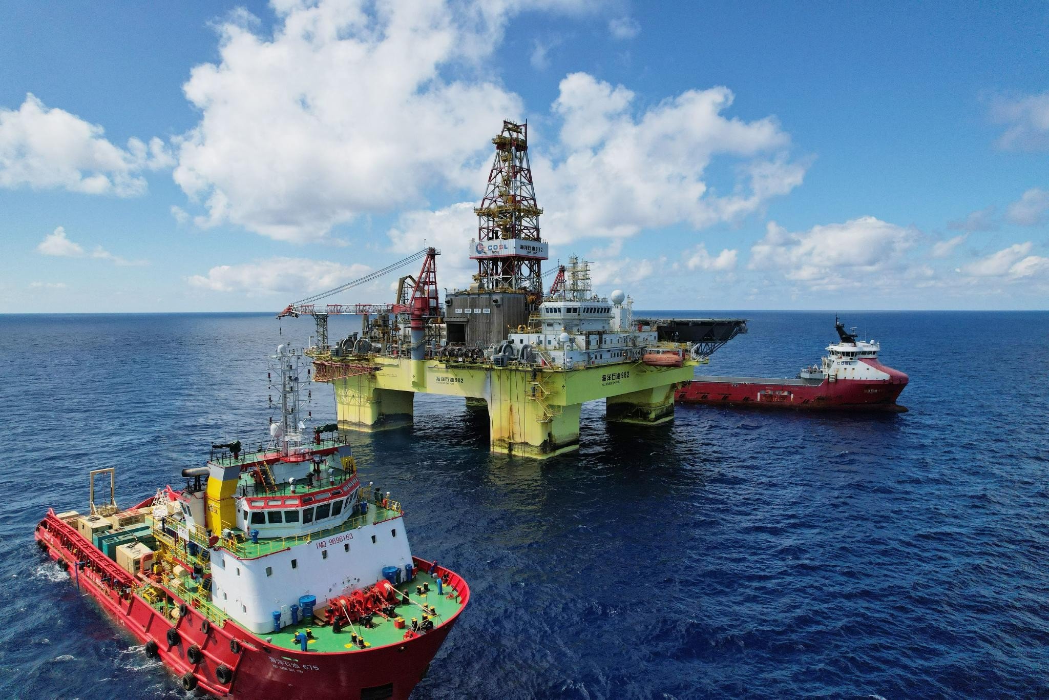 The Shenhai-1 deep water gas field is located 200 kilometres offshore from south China’s Hainan province. Photo: Handout